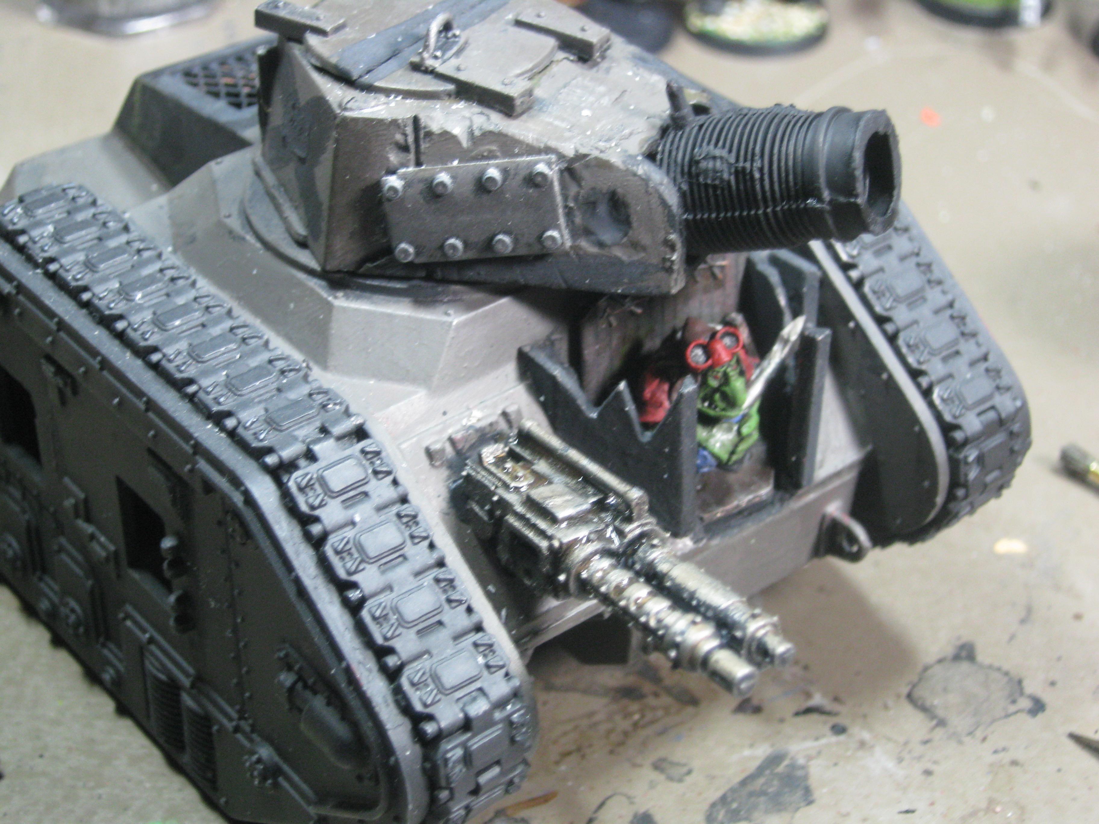 Guard Abuse, Leman Russ, Looted, Orks