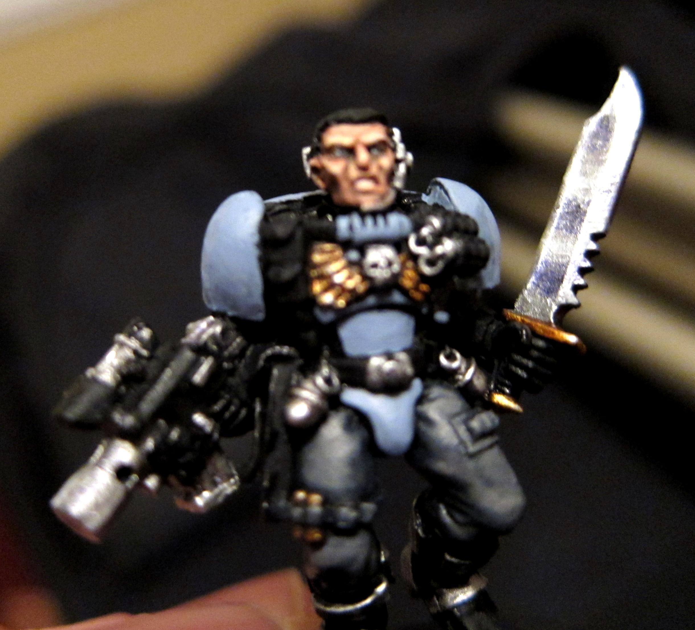 Bolter, Scouts, Snow, Space Marines, Space Wolves
