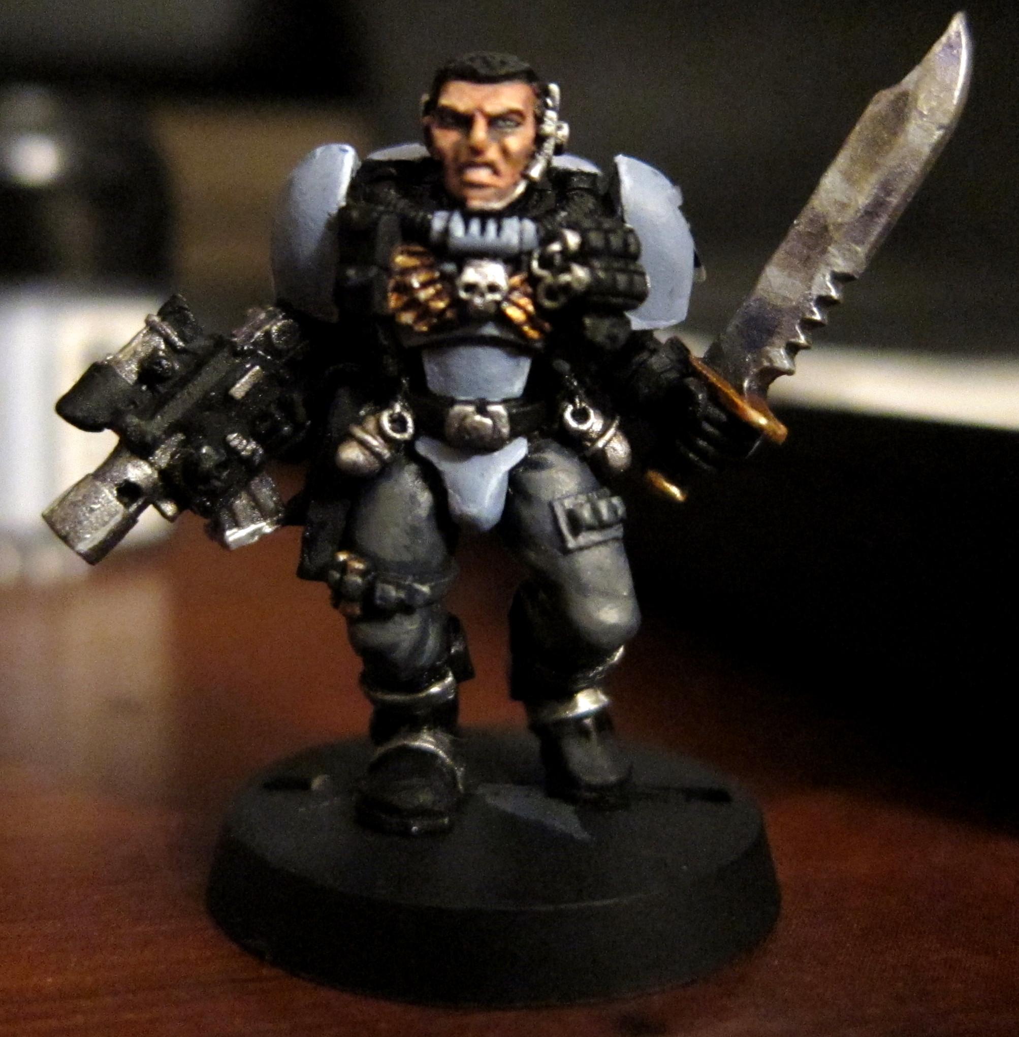Bolter, Scouts, Snow, Space Marines, Space Wolves