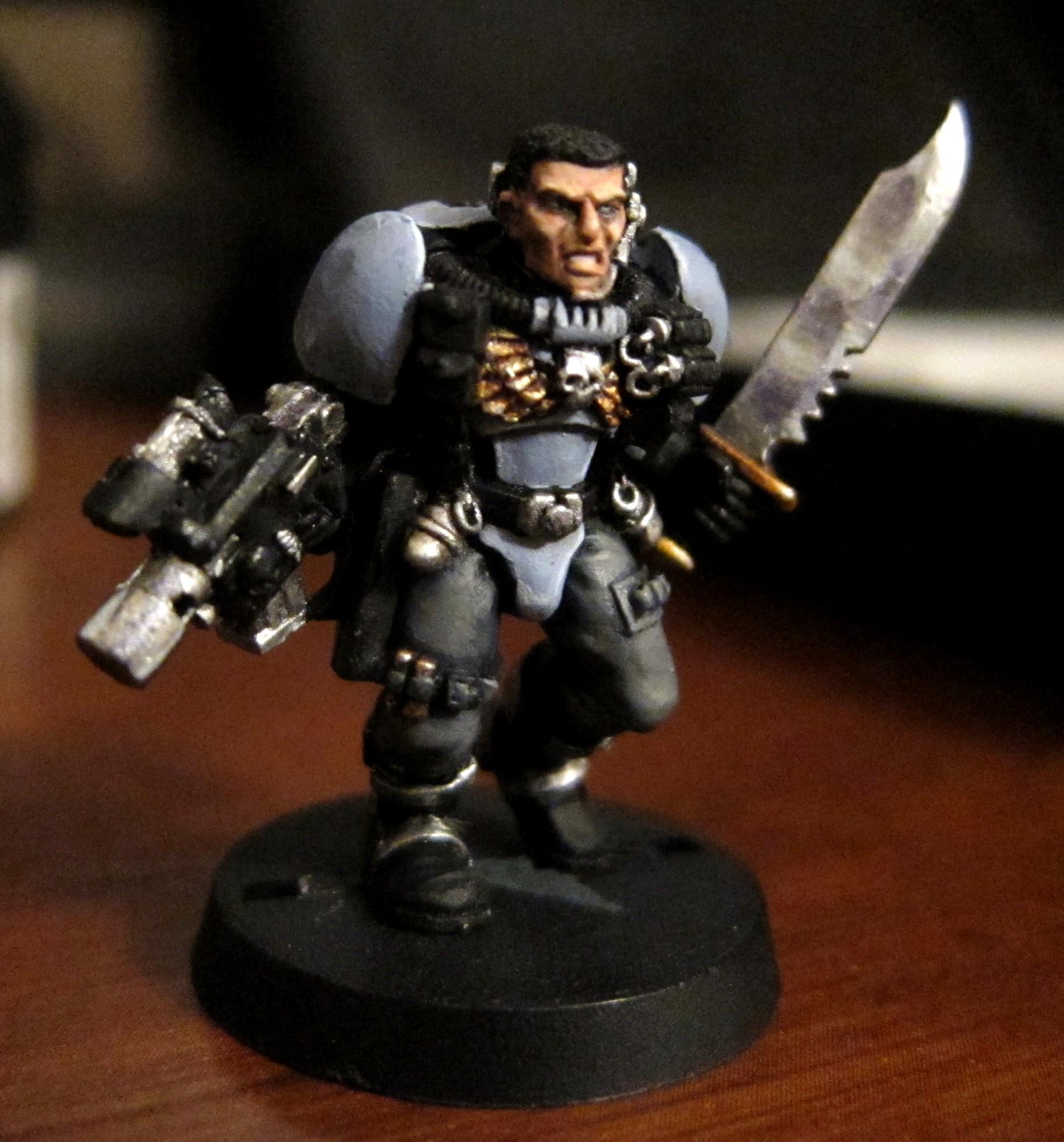 Bolter, Scouts, Snow, Space Marines, Space Wolves