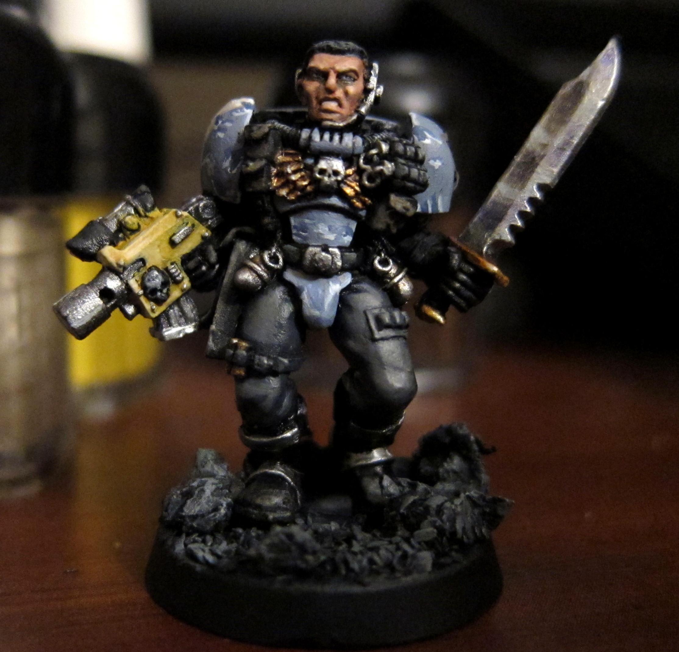 Bolter, Scouts, Snow, Space Marines, Space Wolves