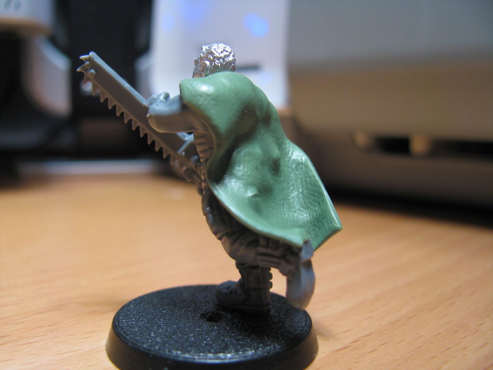 Cape, Conversion, Greenstuff, Imperial Guard, Warhammer 40,000