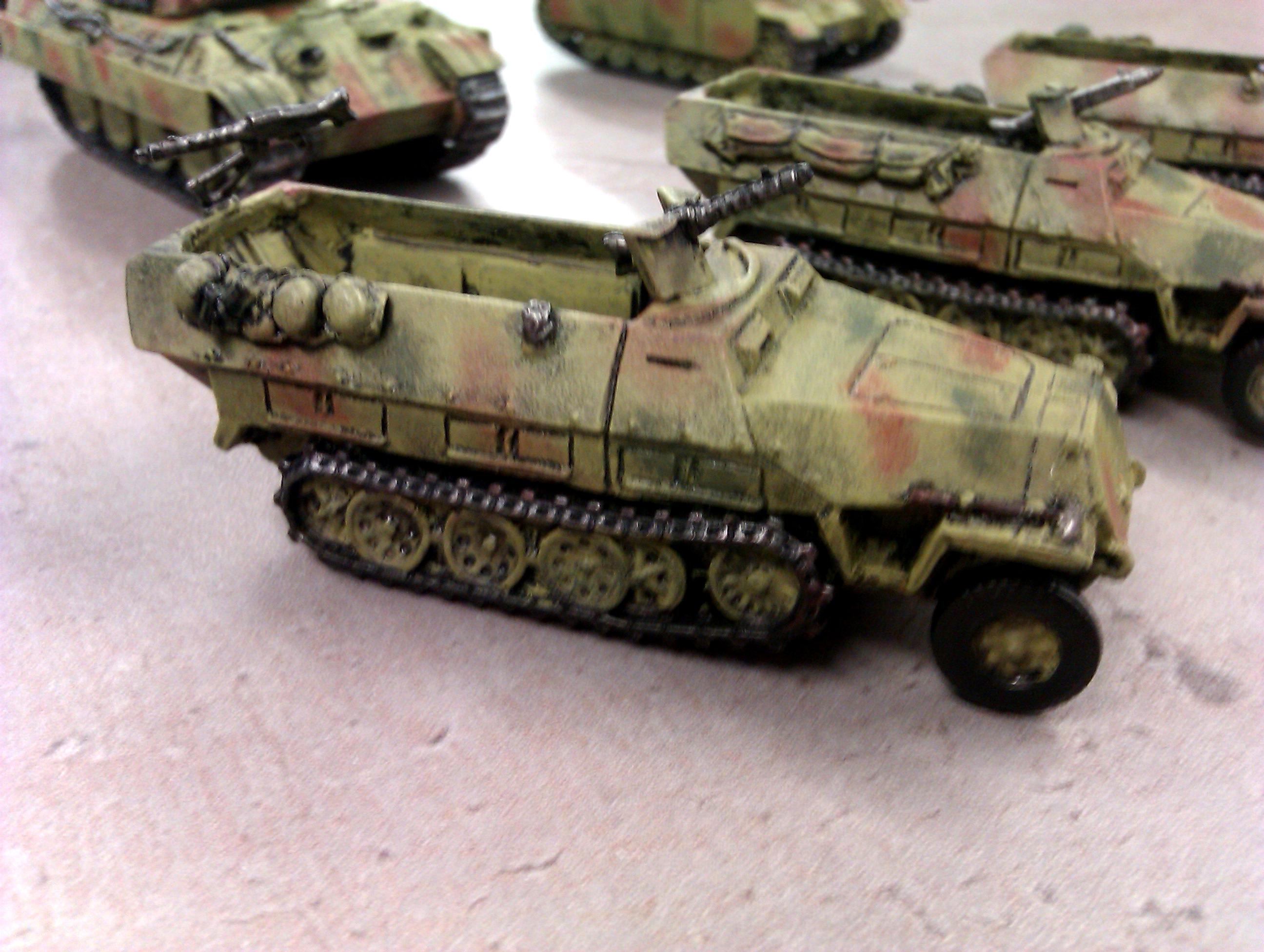 Armored Car, Flames Of War, Germans, Half-track, Late War, Panzer