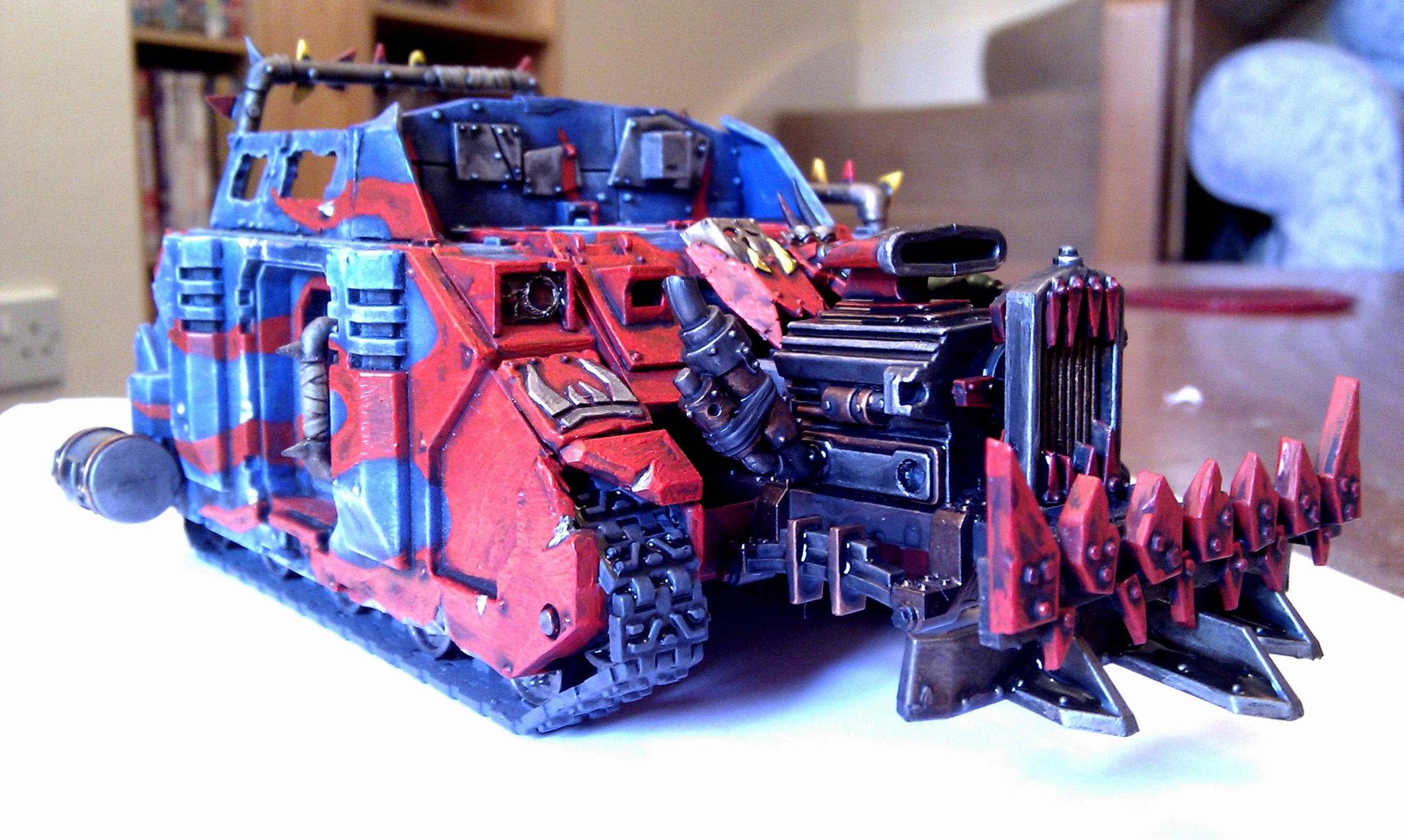Conversion, Looted Wagon, Mekboy Junka, Orks, Rhino, Work In Progress