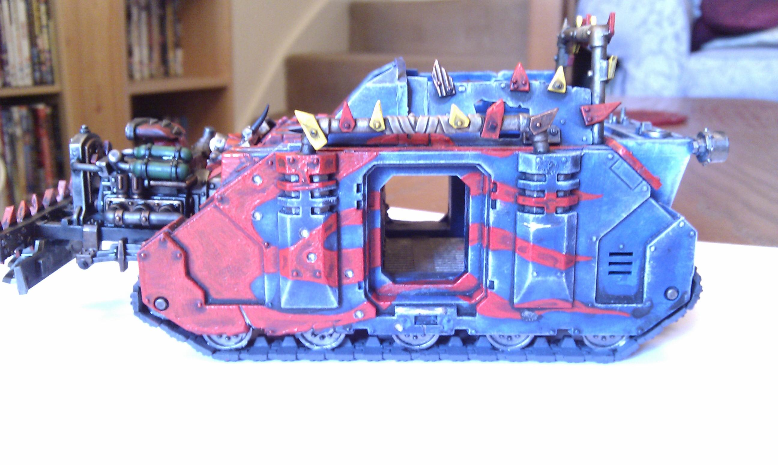 Conversion, Looted Wagon, Mekboy Junka, Orks, Rhino, Work In Progress