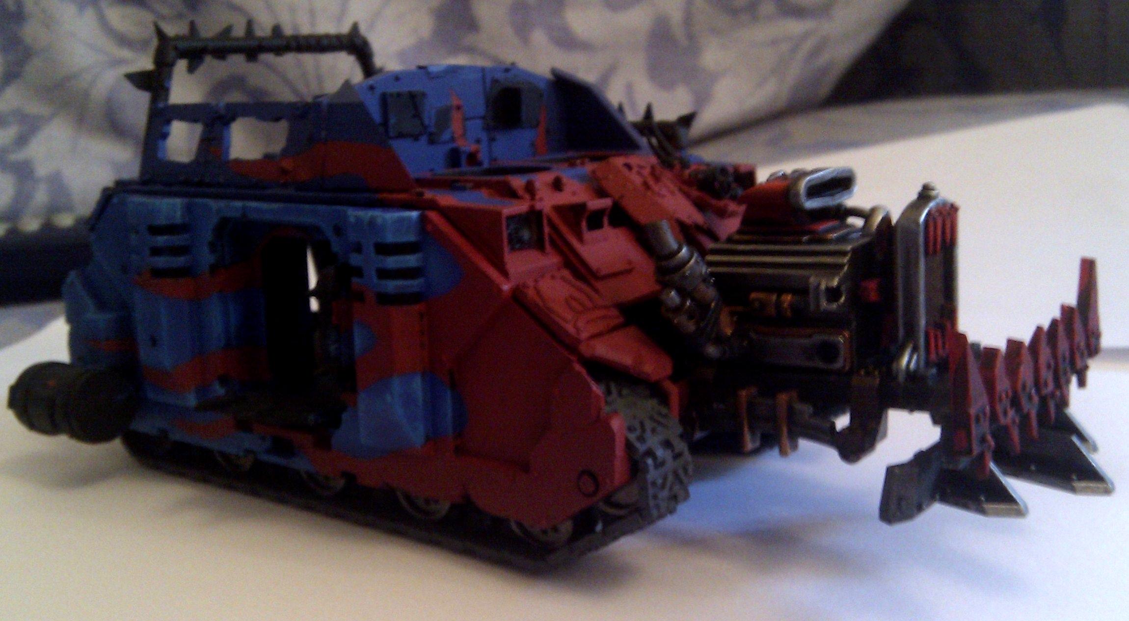 Looted, Orks, Rhino, Hot rod flames