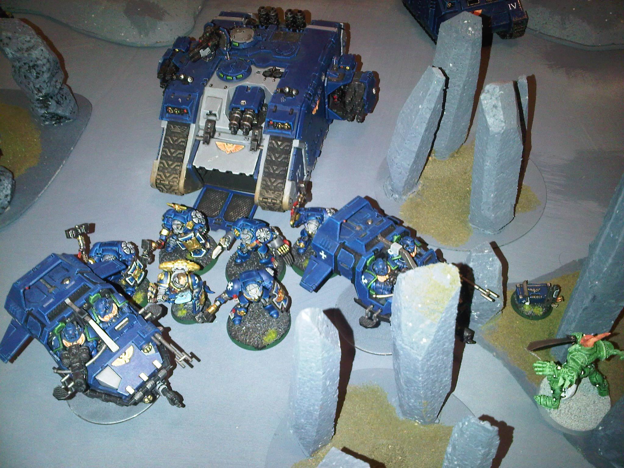 Astartes, Land Raider, Land Speeder, Space Marines, Terminator Armor