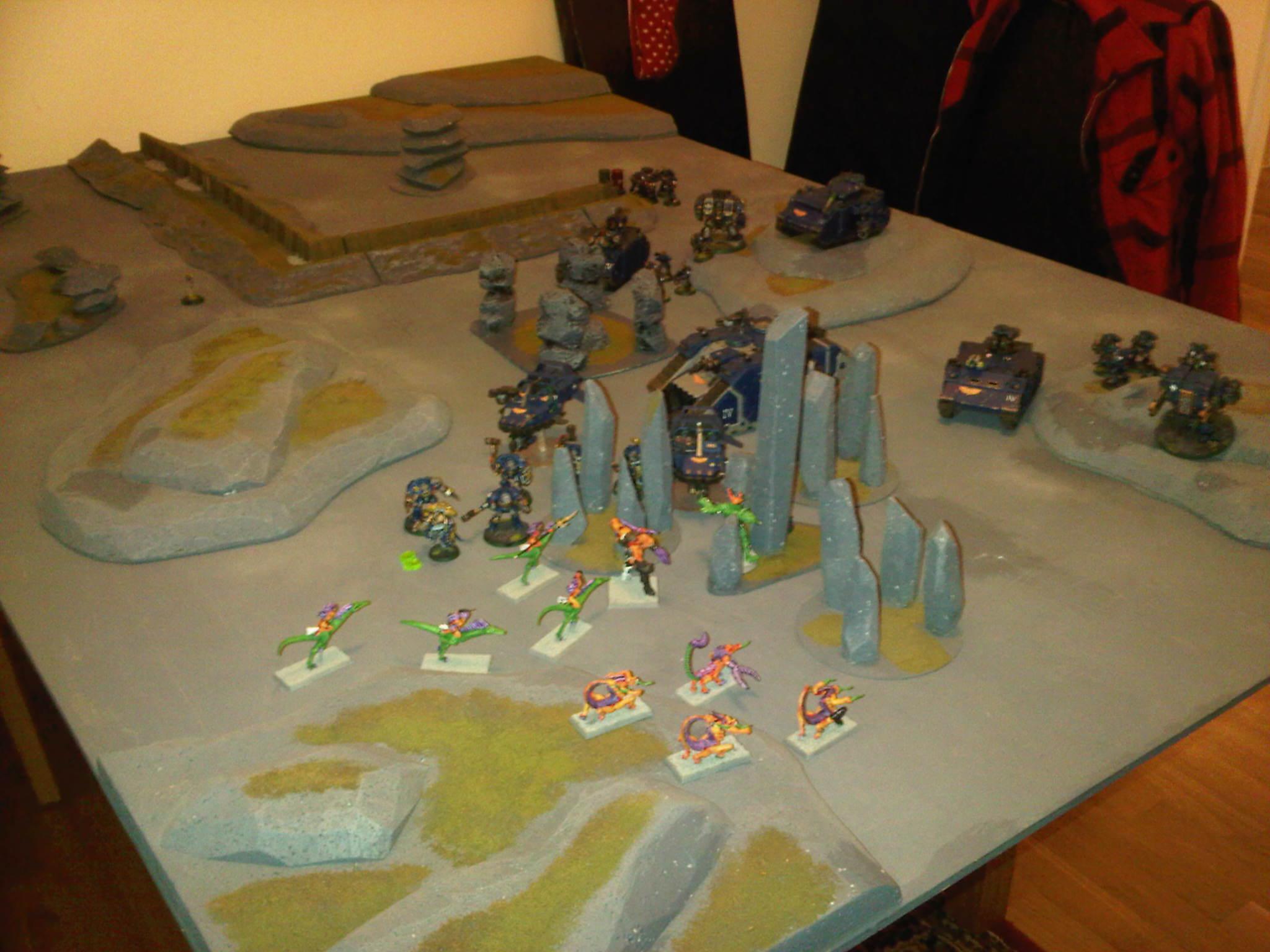 Battle Report, Chaos Daemons, Slaanesh, Space Marines, Warhammer 40,000