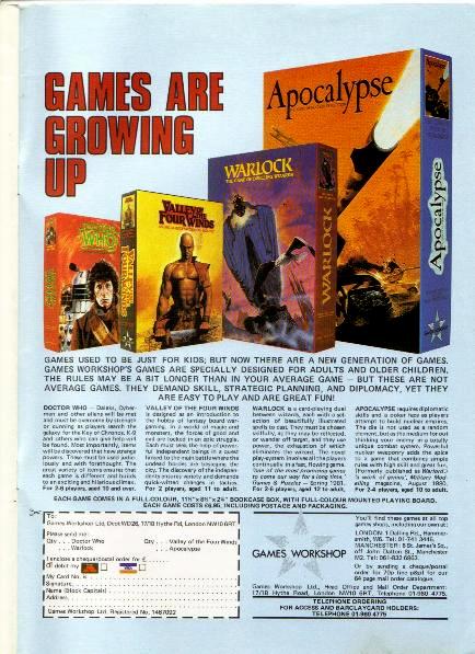 Copyright Games Workshop, Retro Review, White Dwarf