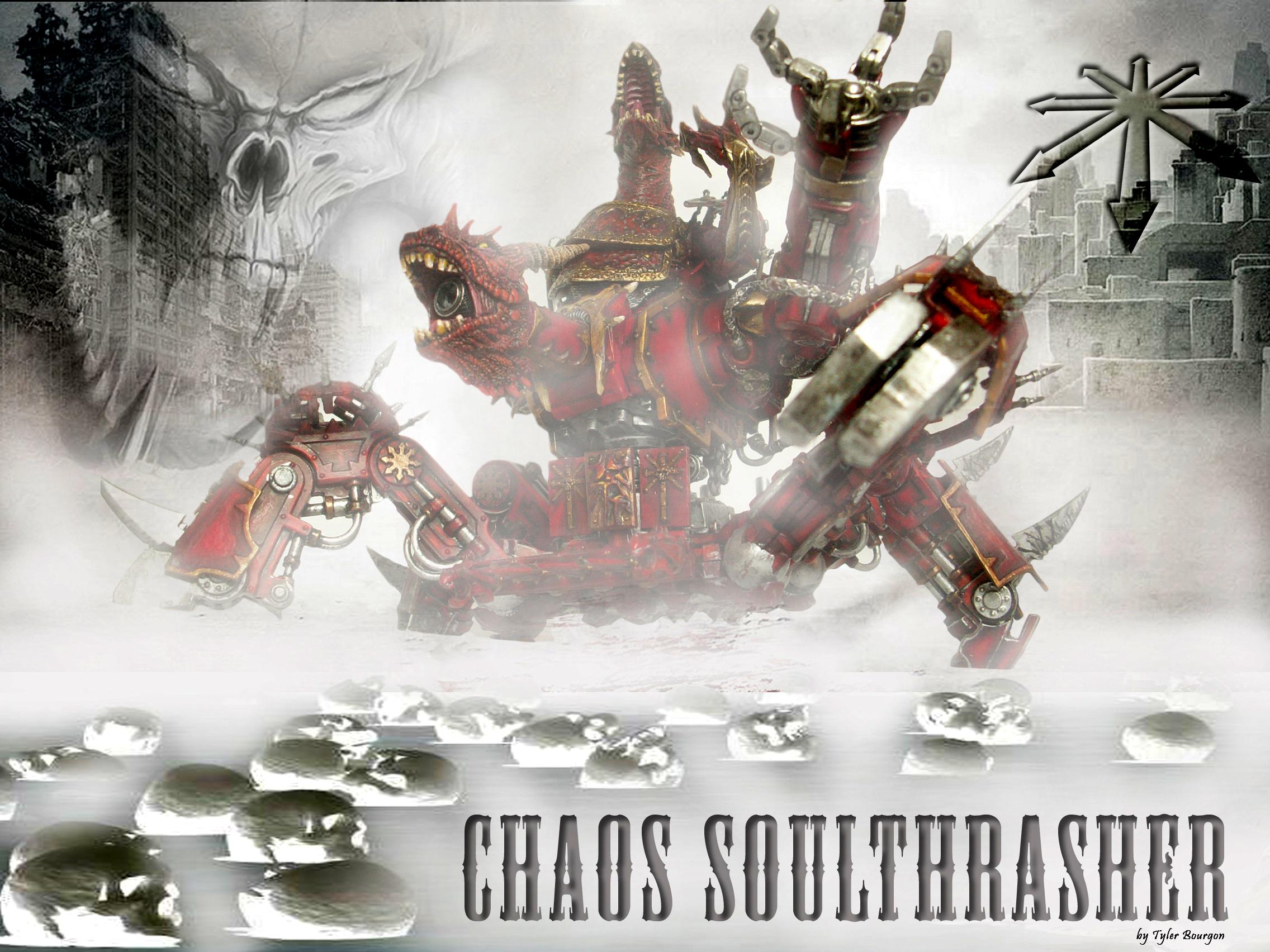 Chaos, Chaos Daemons, Chaos Space Marines, Conversion, Daemons, Khorne, Soul Grinder, Warhammer 40,000