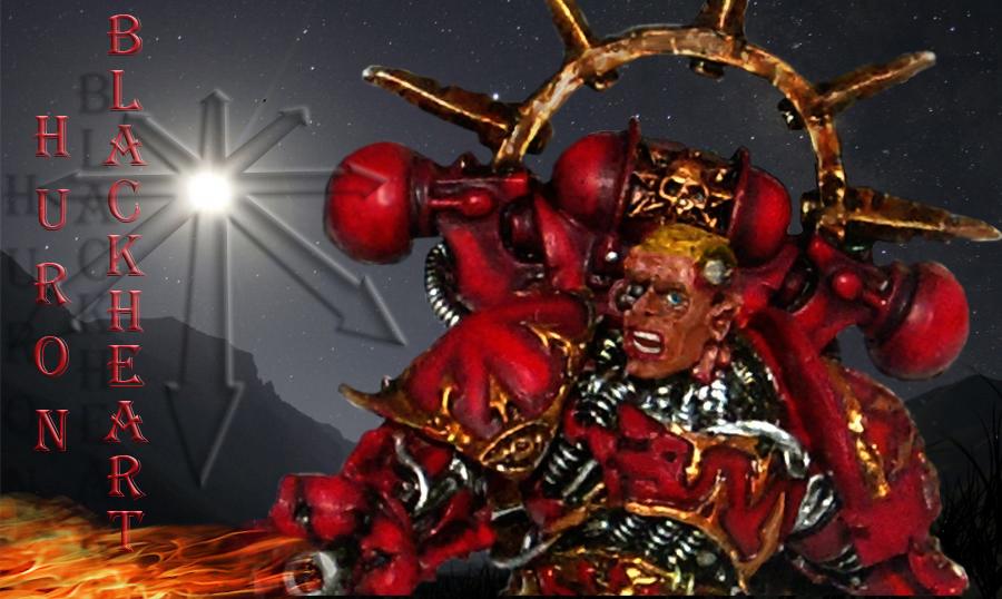 Chaos, Chaos Daemons, Chaos Space Marines, Conversion, Daemons, Huron Blackheart, Khorne, Warhammer 40,000
