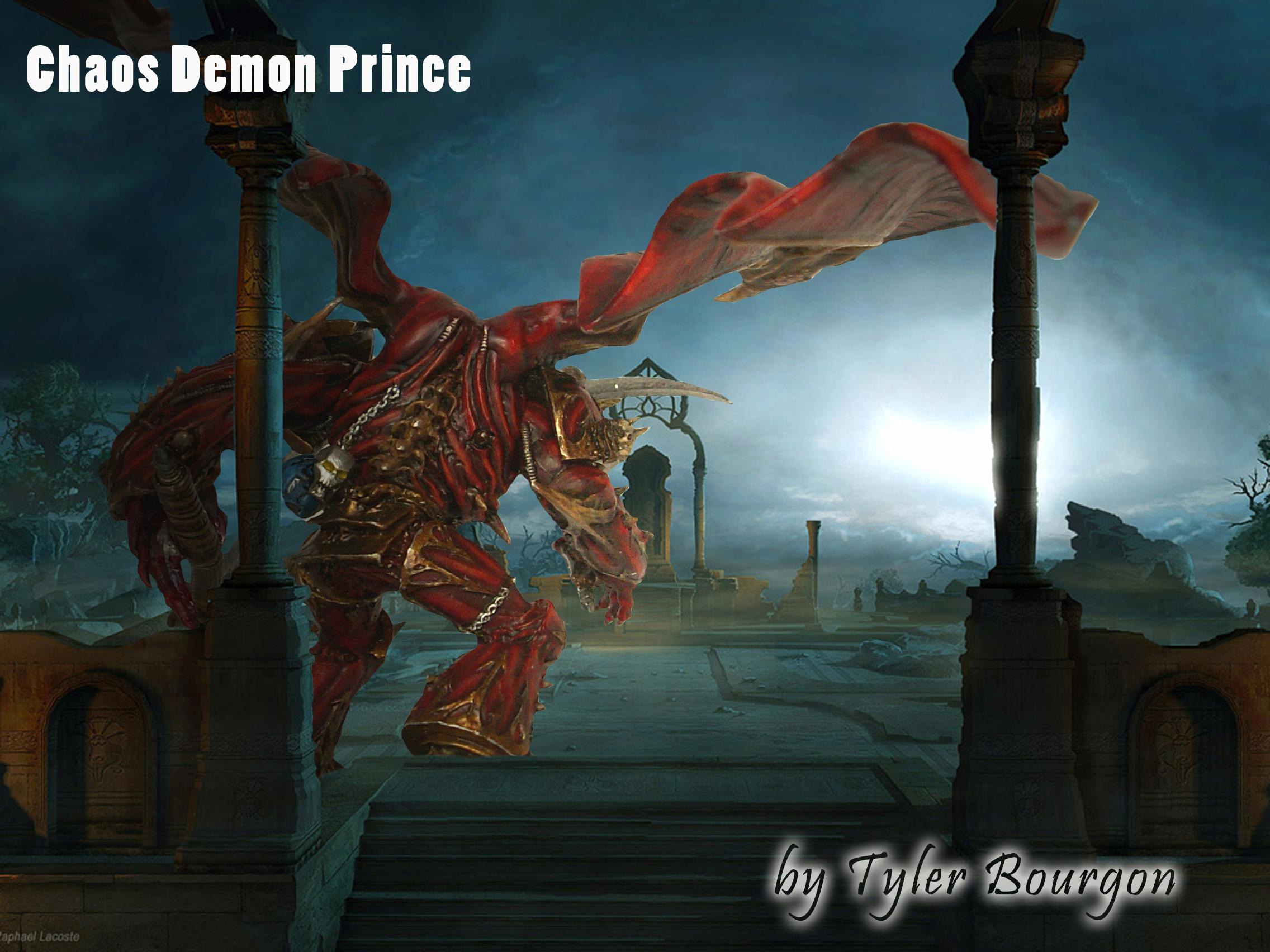 Chaos, Chaos Daemons, Chaos Demon Prince, Chaos Space Marines, Conversion, Daemon Prince, Daemons, Khorne, Warhammer 40,000