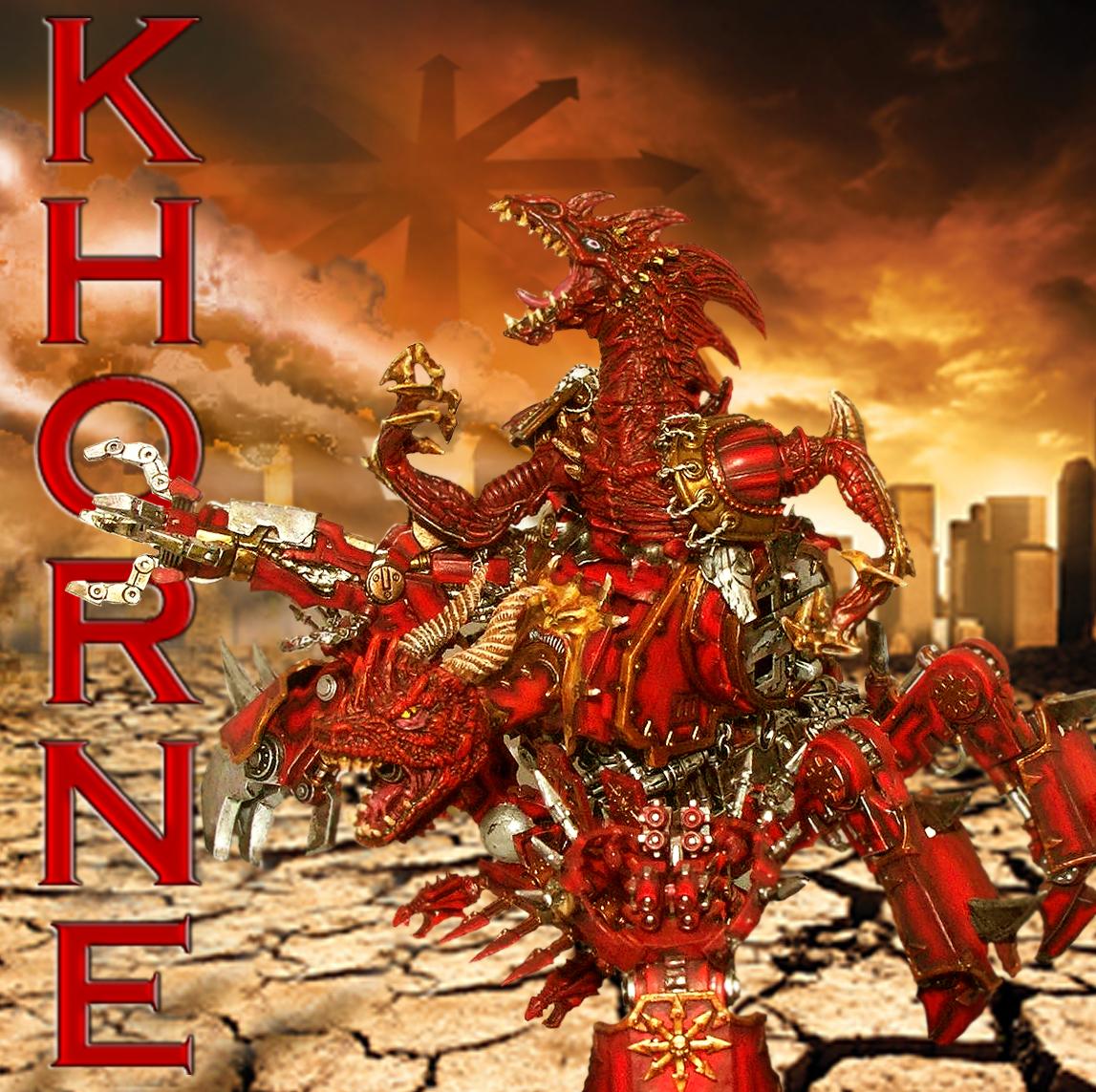 Chaos, Chaos Daemons, Chaos Space Marines, Conversion, Daemons, Defiler, Khorne, Warhammer 40,000