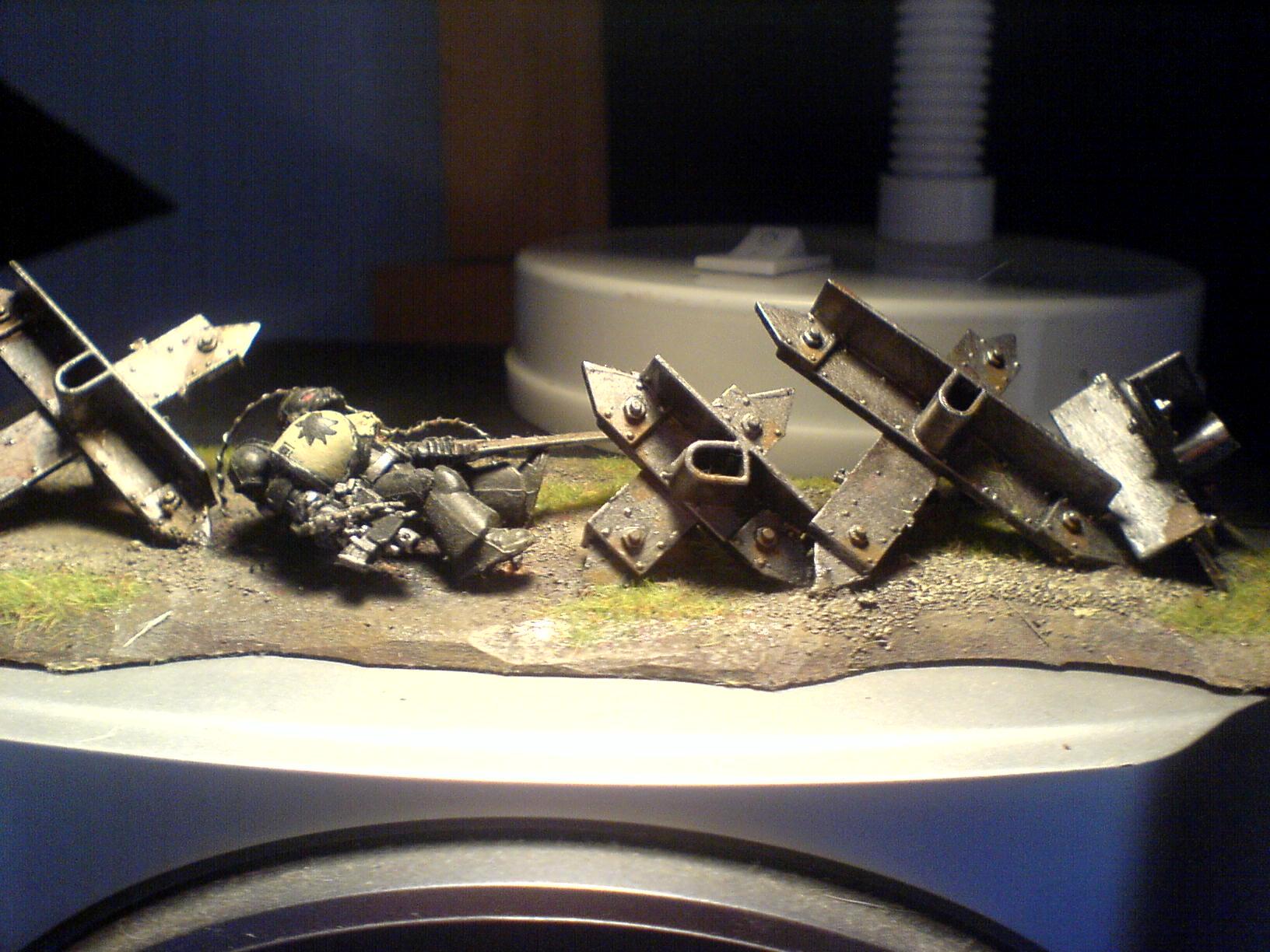 Barricade, Black Templars, Casualty, Chaos, Spiky, Terrain