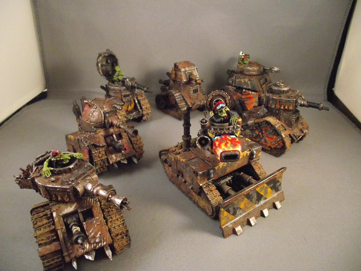 Grots, Guard Abuse, Leman Russ, Looted, Orks, Tank