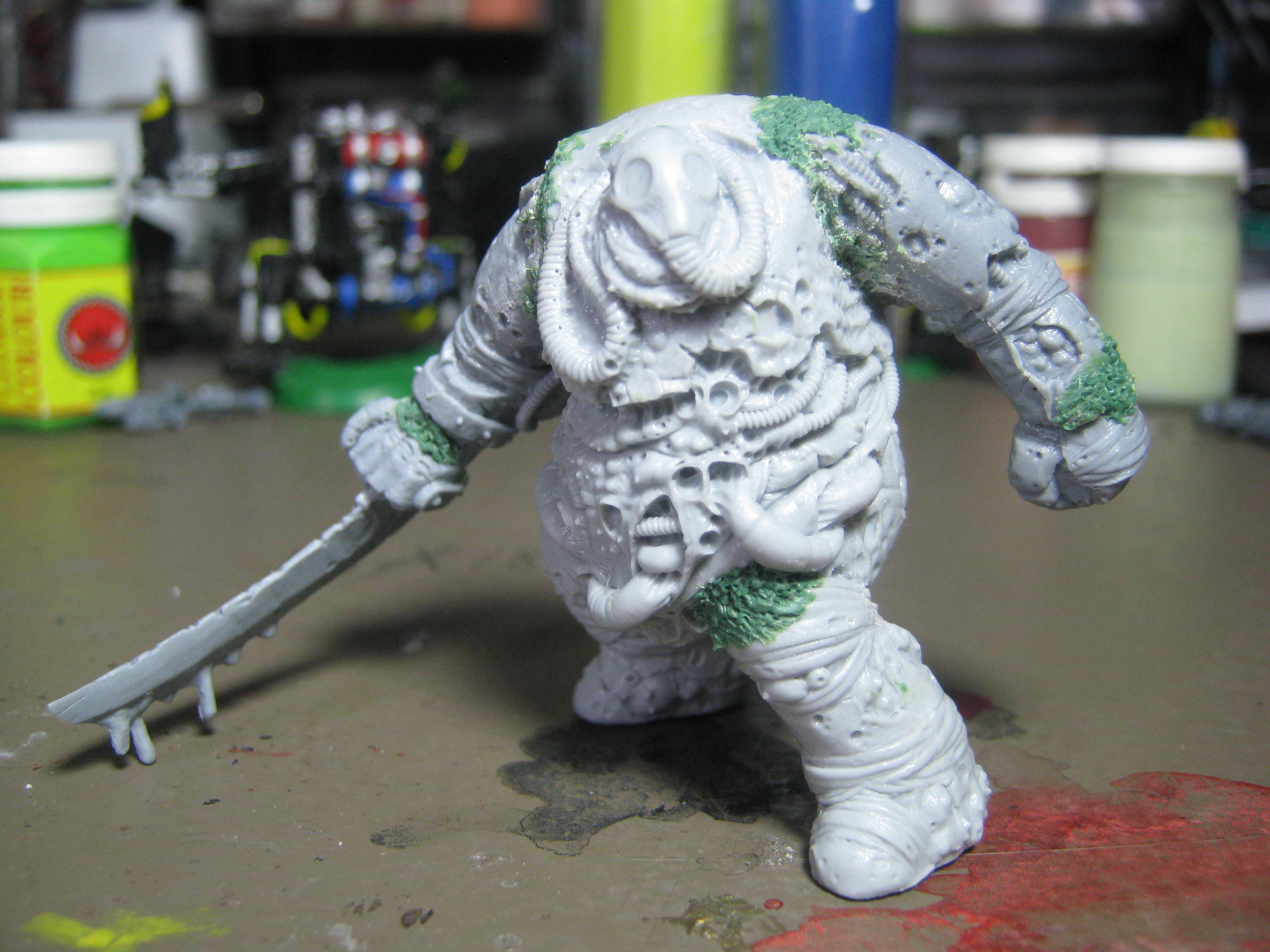 Chaos Space Marines, Daemon Prince, Death Guard, Nurgle, Resin, Ultraforge, Work In Progress