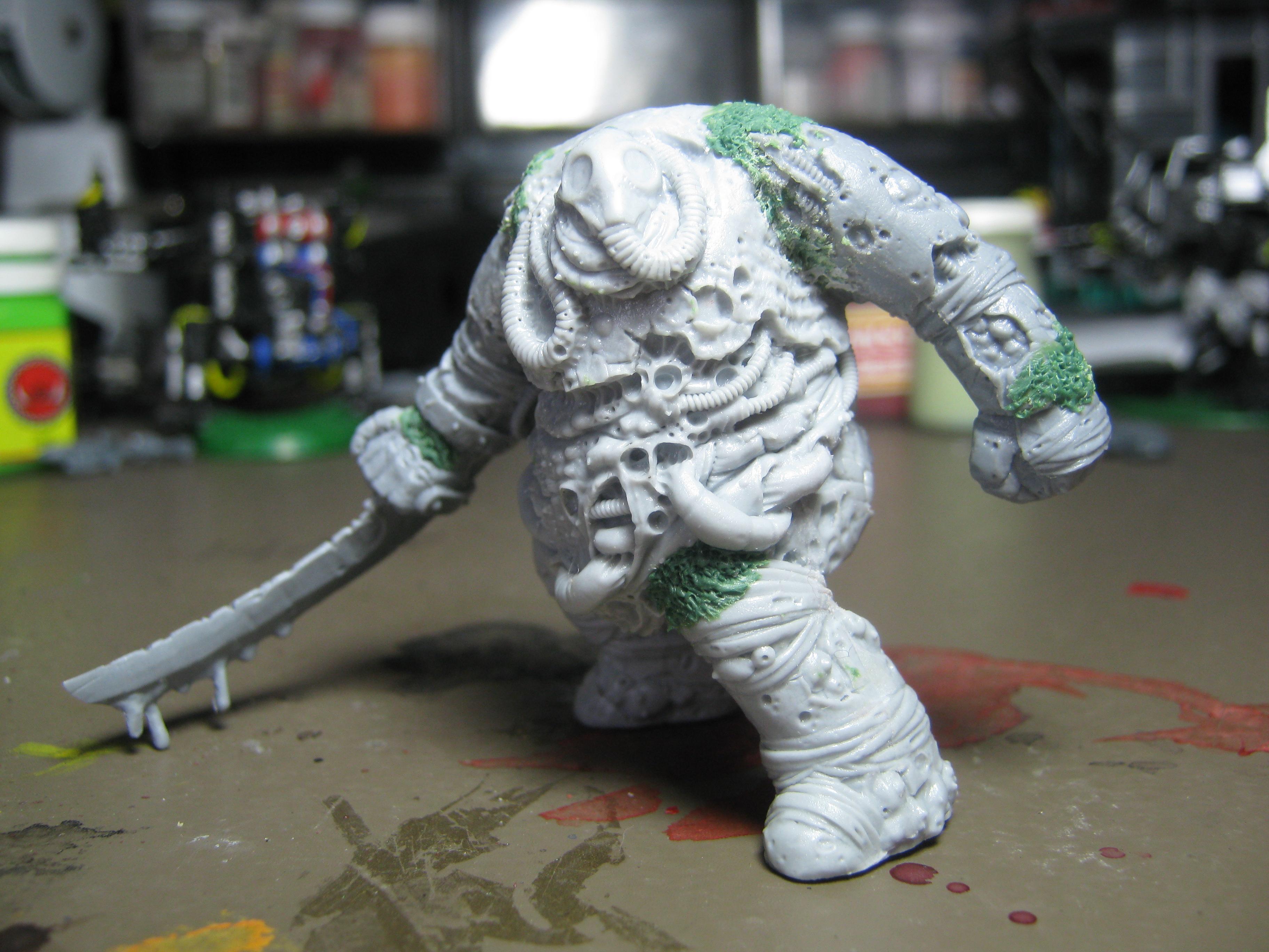 Chaos Space Marines, Daemon Prince, Death Guard, Nurgle, Resin, Ultraforge, Work In Progress
