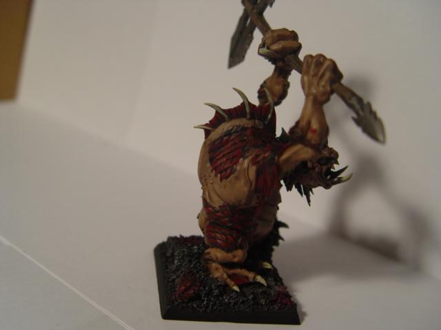 Beast, Chaos, Conversion, Khorne, Monster, Painted, Troll, Warhammer Fantasy