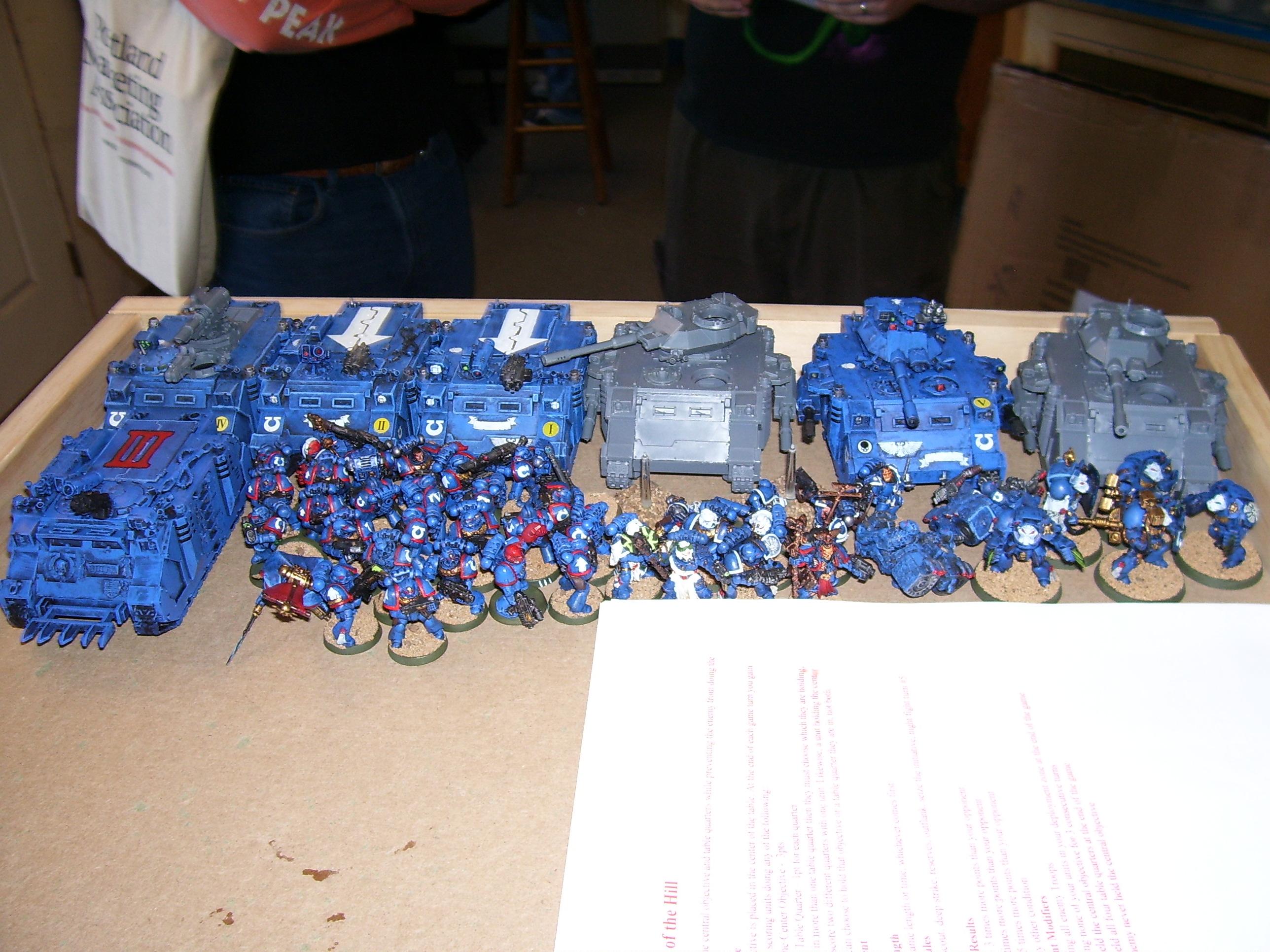 Company, Predator, Rhino, Ultramarines