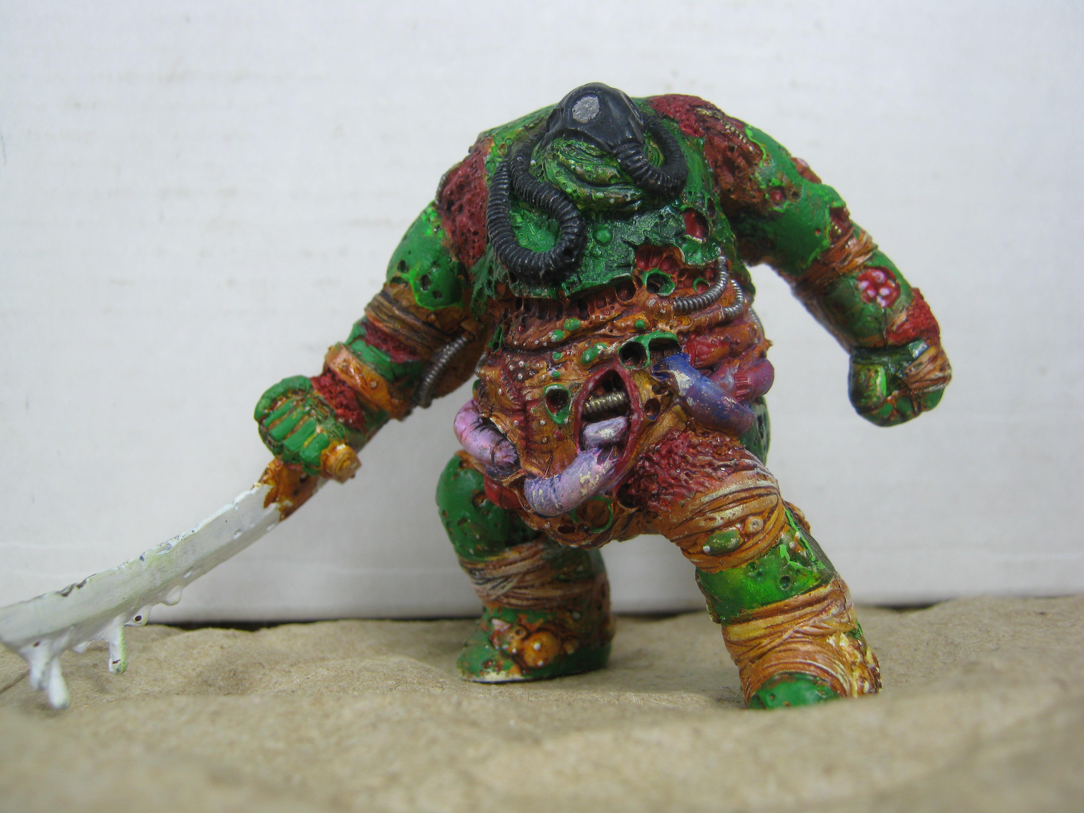 Chaos, Chaos Space Marines, Daemon Prince, Death Guard, Nurgle, Resin, Ultraforge, Wash