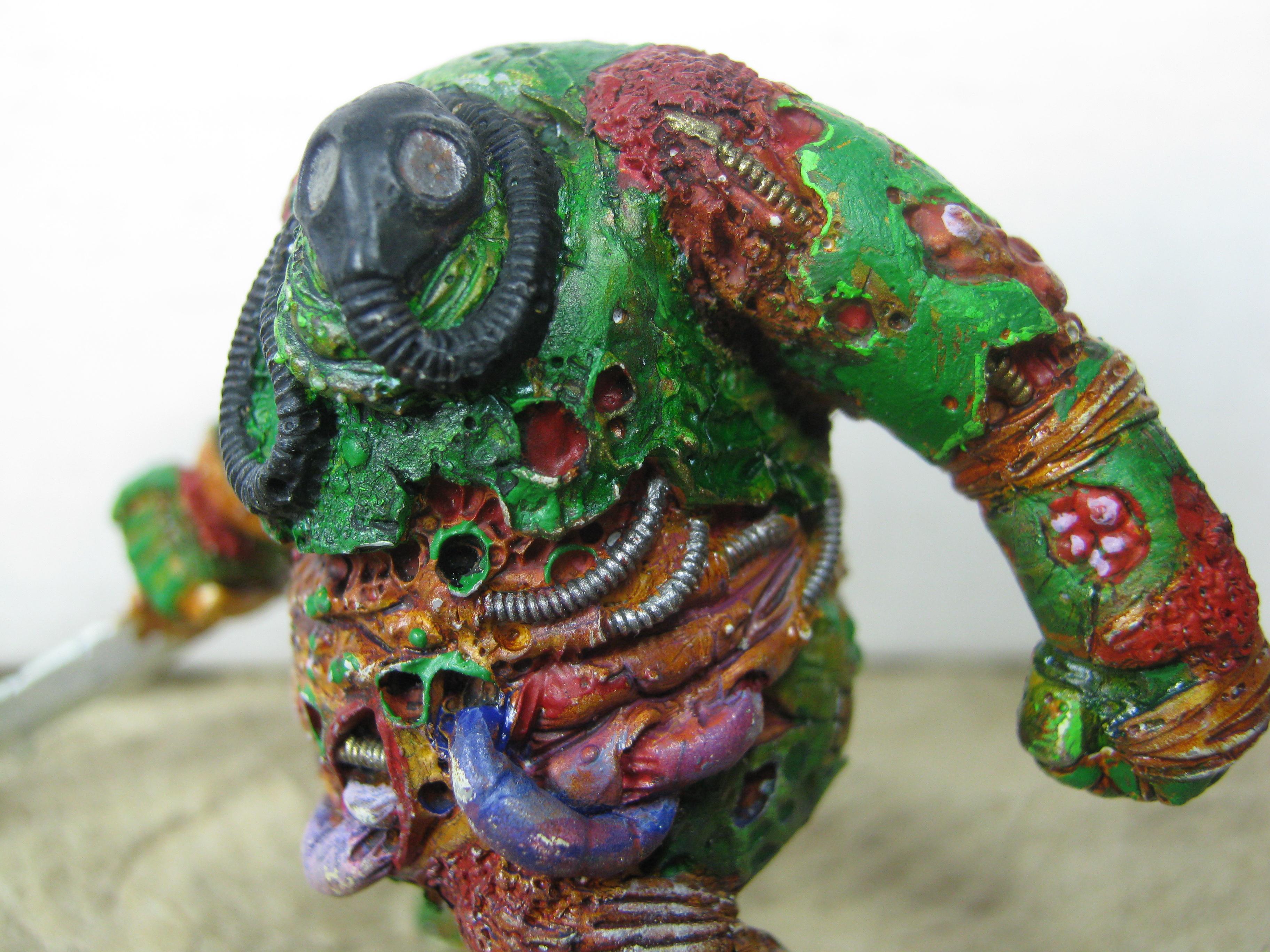 Chaos, Chaos Space Marines, Daemon Prince, Death Guard, Nurgle, Resin, Ultraforge, Wash