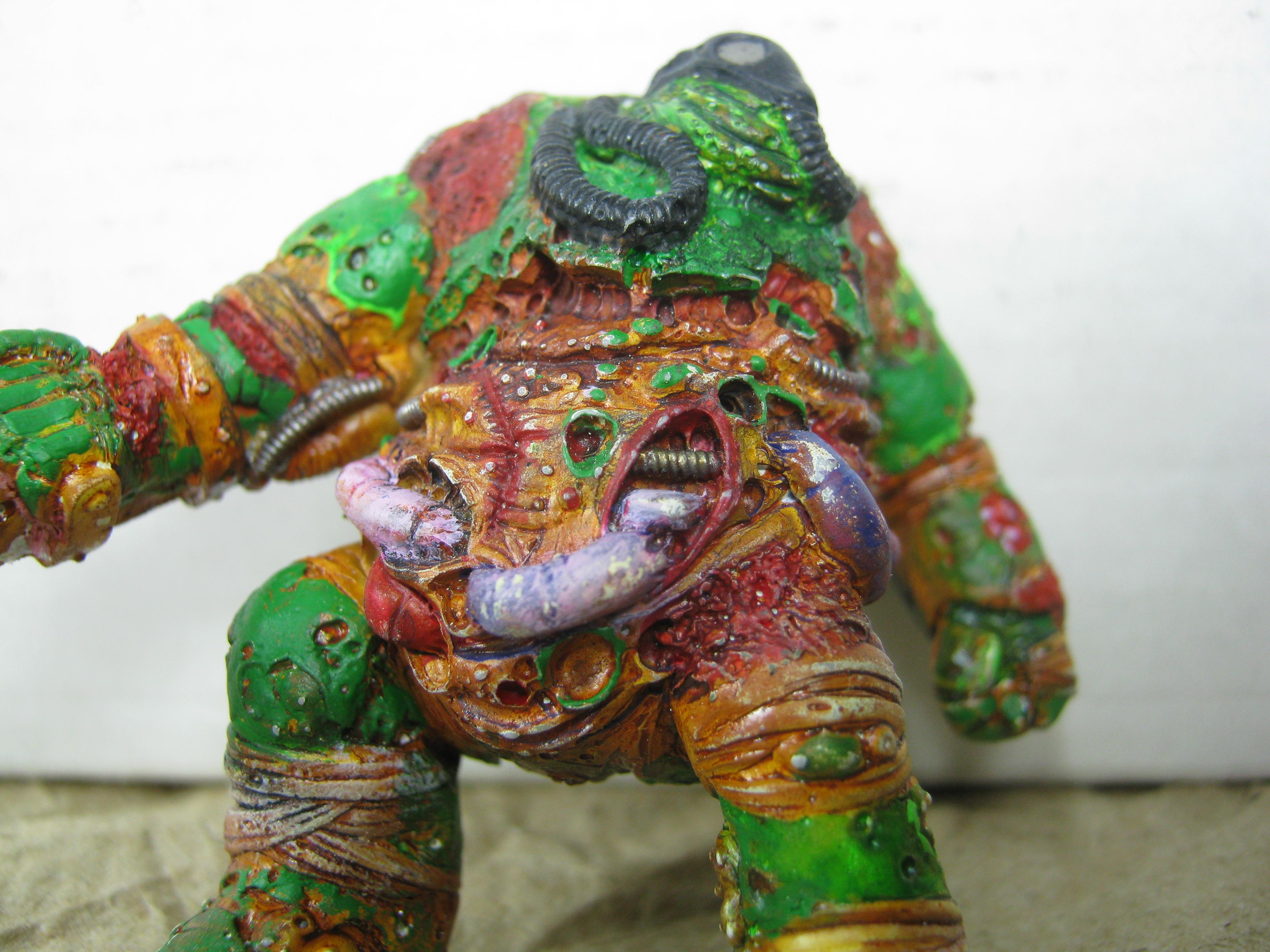Chaos, Chaos Space Marines, Daemon Prince, Death Guard, Nurgle, Resin, Ultraforge, Wash