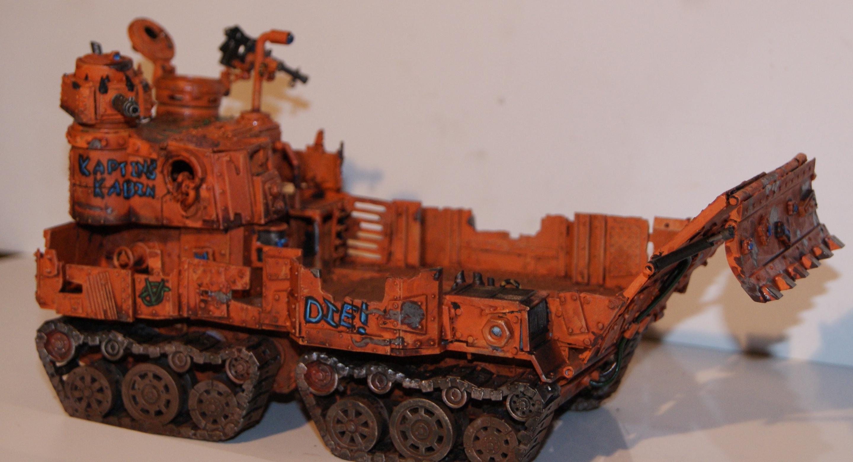 Battlewagon, Conversion, Grot Rebellion, Grot Rebels, Warhammer 40,000, Work In Progress