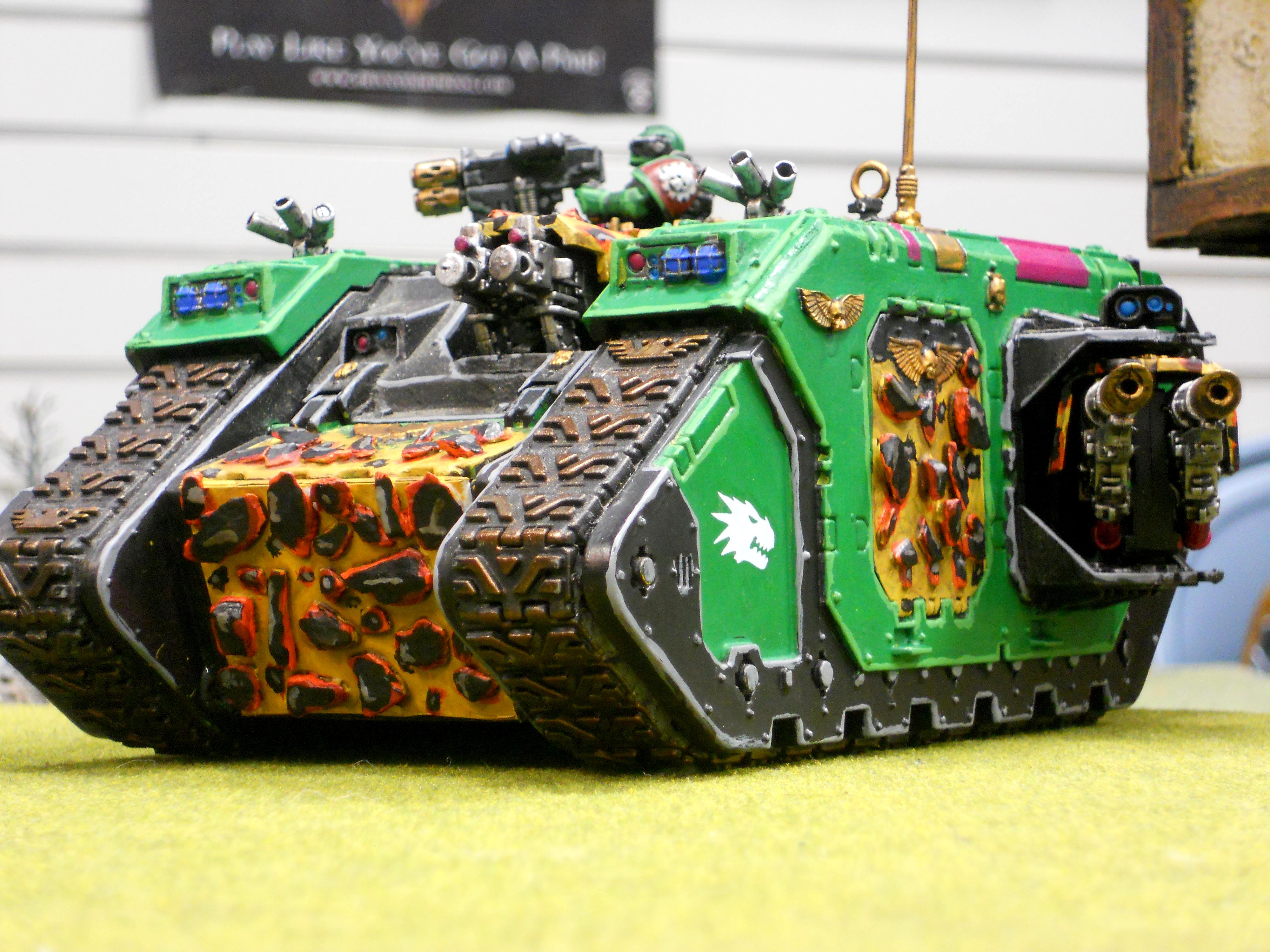 Godhammer, Land Raider, Lava, Salamanders, Space Marines