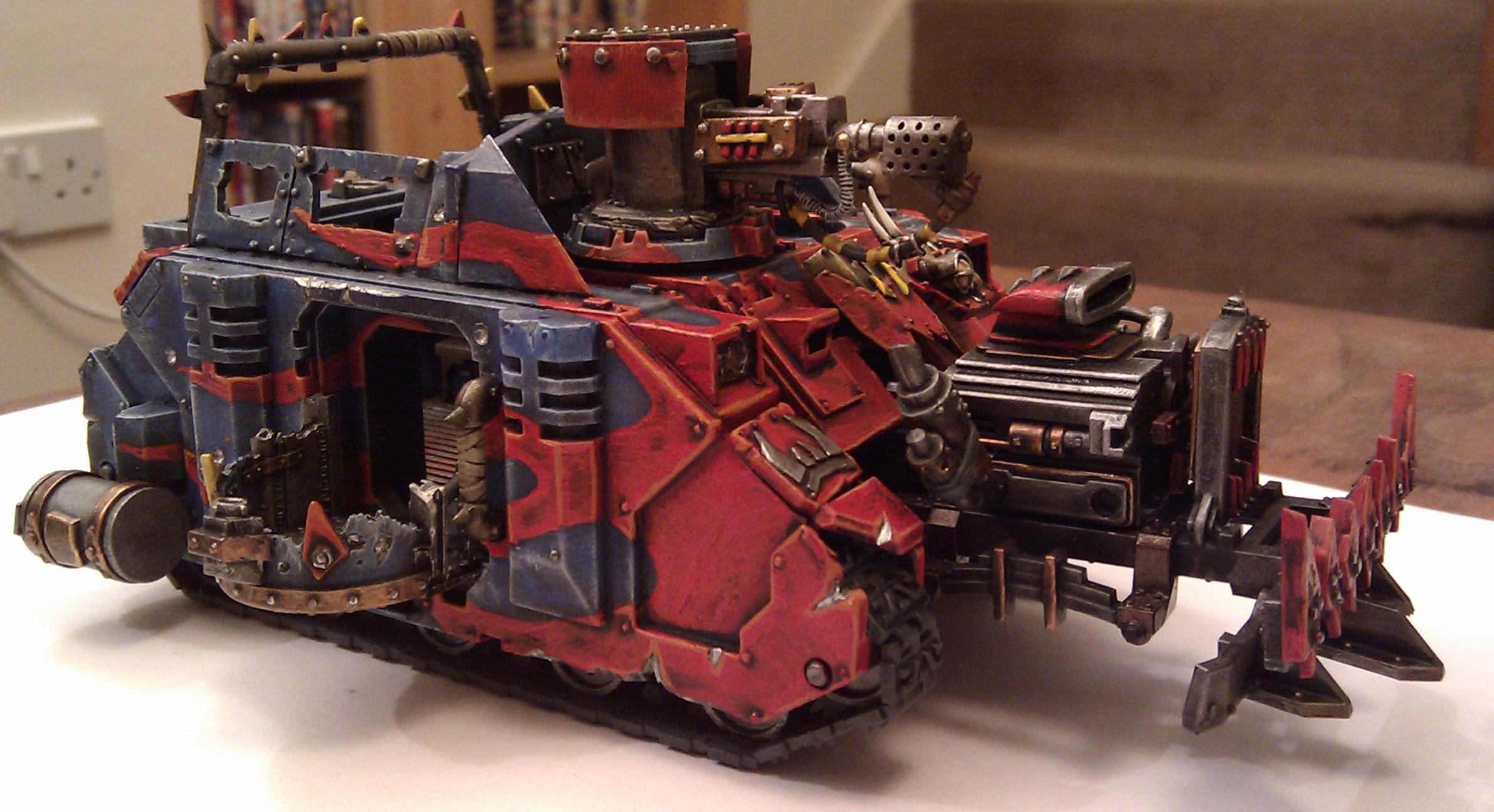 Conversion, Looted Wagon, Mekboy Junka, Orks, Rhino, Work In Progress