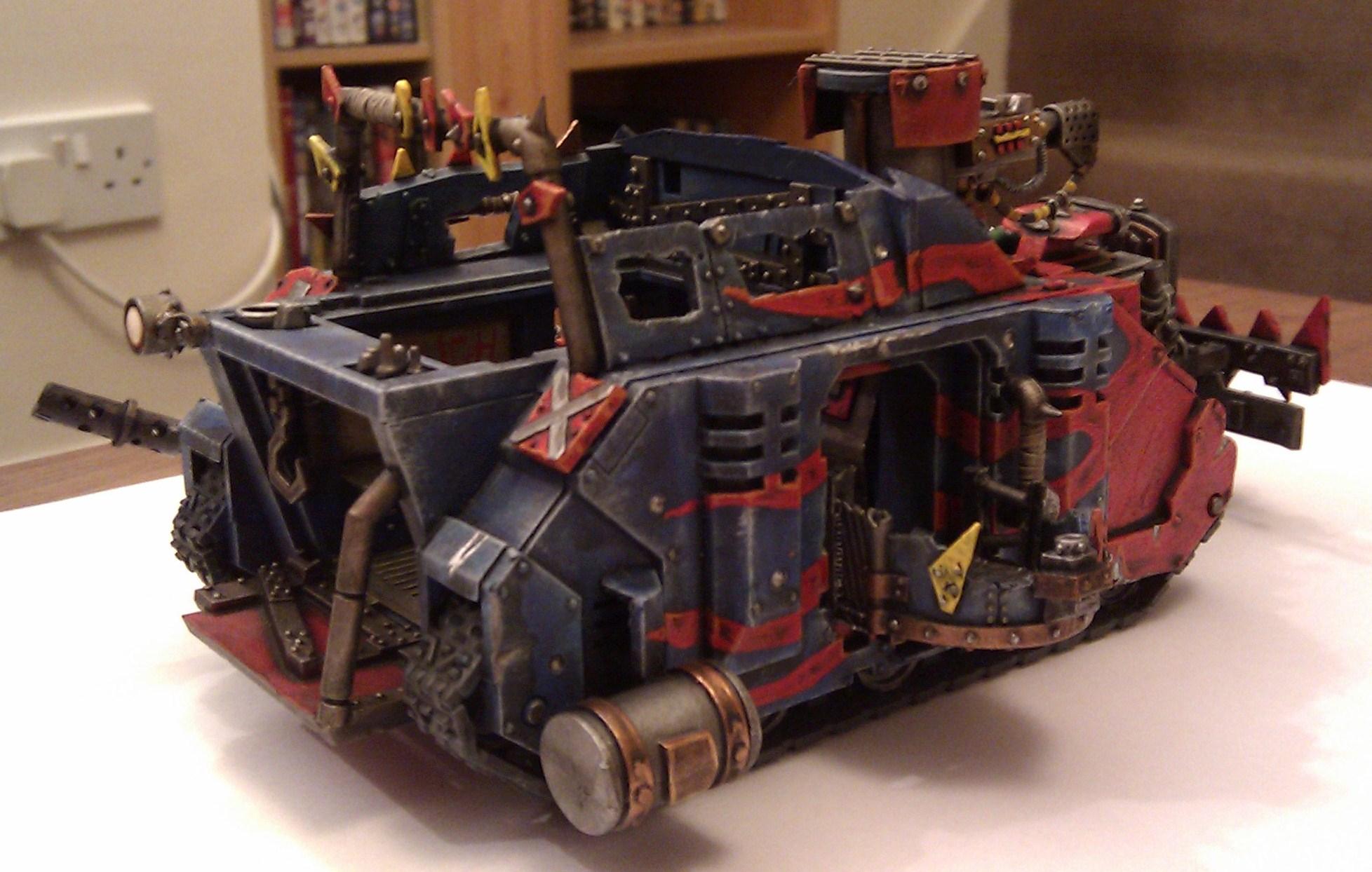 Conversion, Looted Wagon, Mekboy Junka, Orks, Rhino, Work In Progress