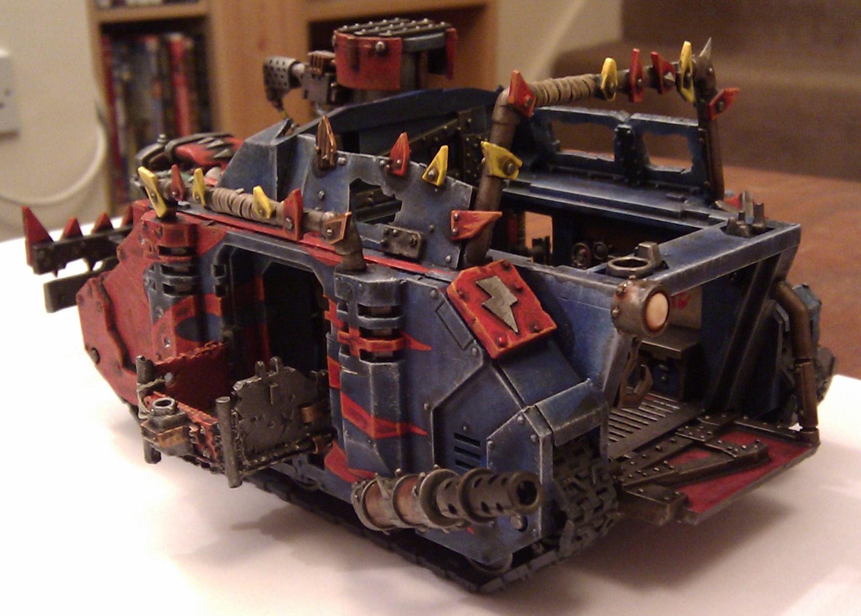 Conversion, Looted Wagon, Mekboy Junka, Orks, Rhino, Work In Progress ...