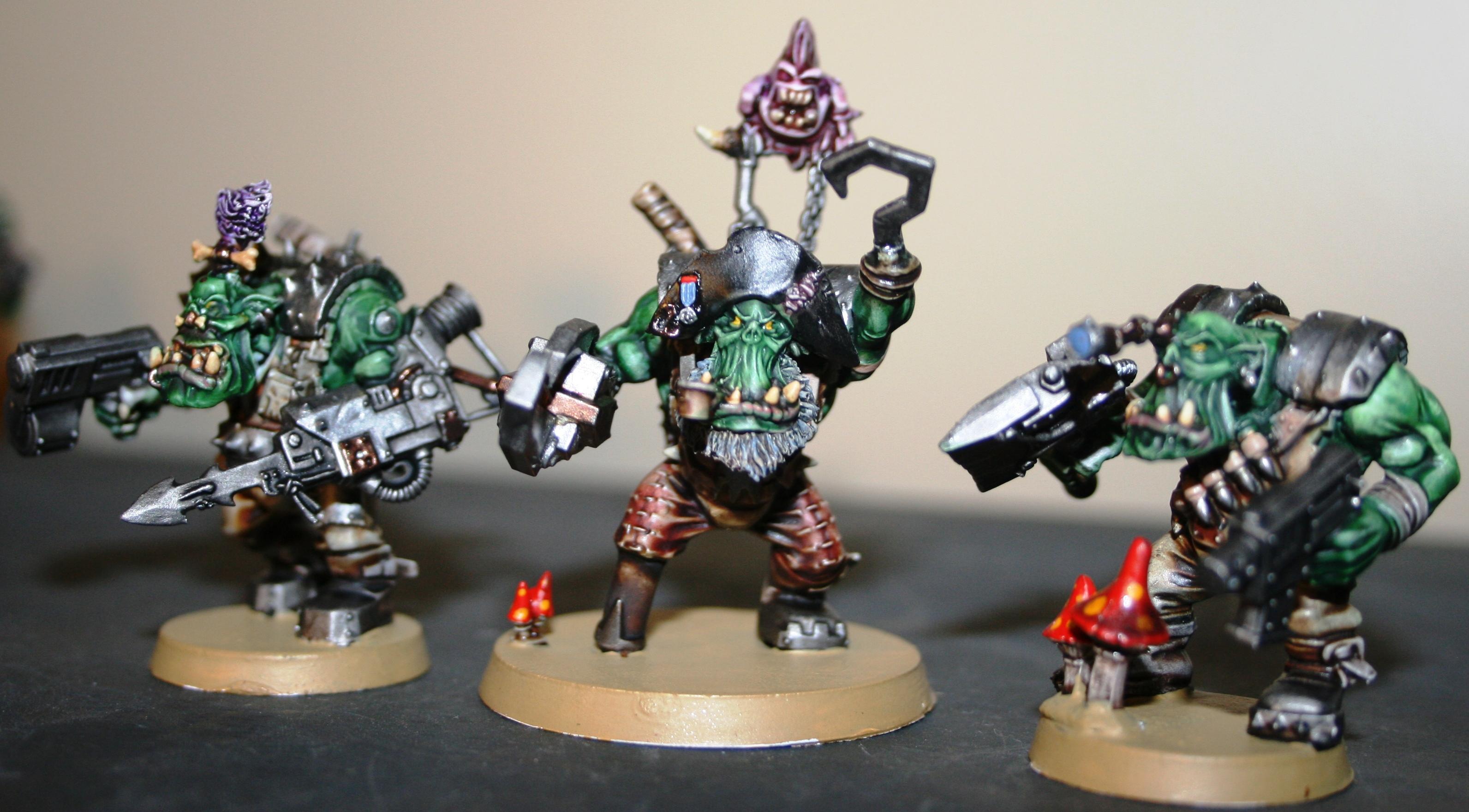 Captain Hook, Choppa#, Harpoon, Orks, Pirate, Shrooms