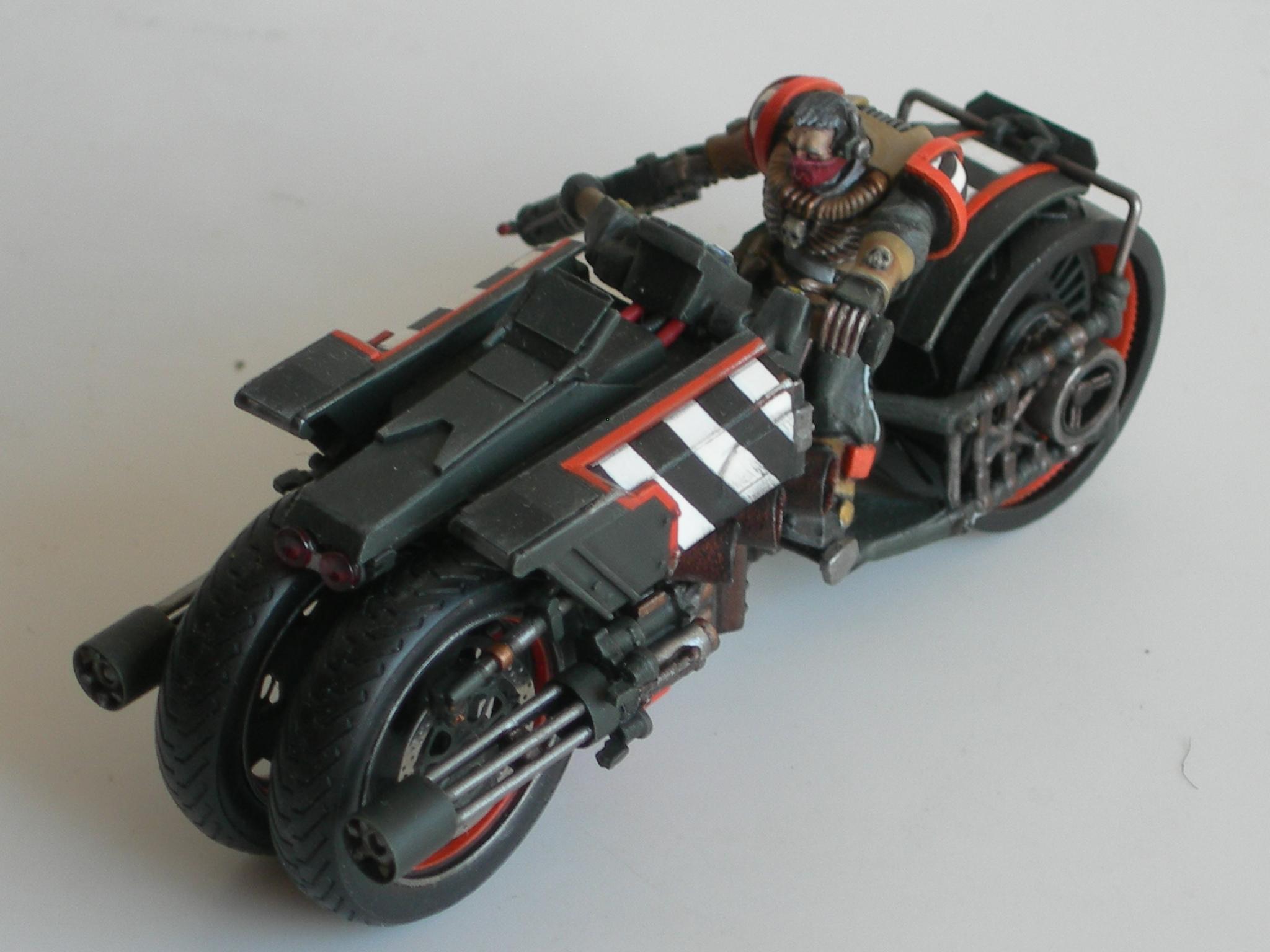 Conversion, Scout Biker, Space Marines, Warhammer 40,000