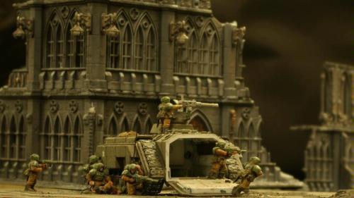 Cadians, Chimera, Imperial Guard, Painted, Warhammer 40,000