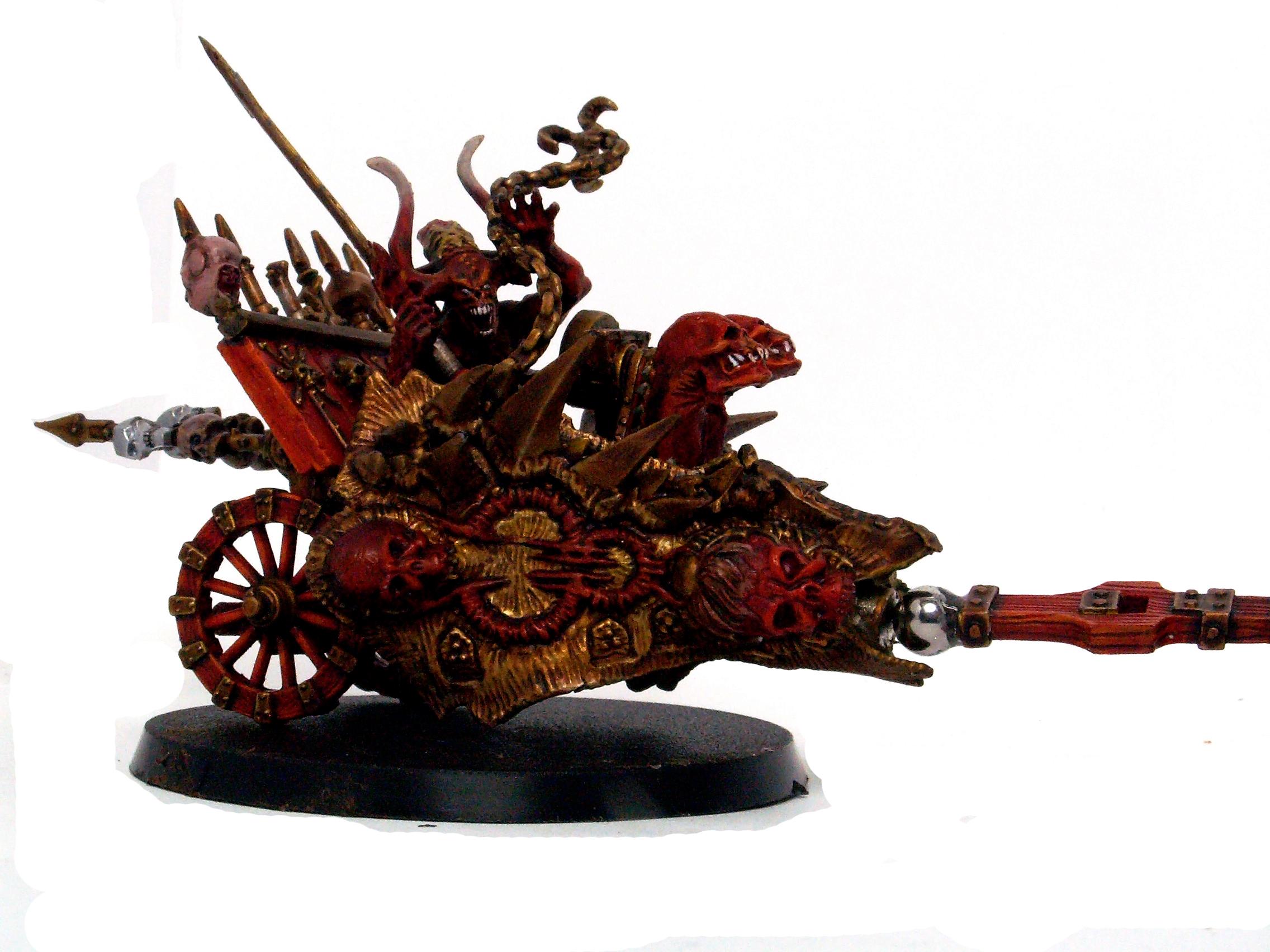 Chaos, Chaos Daemons, Chaos Space Marines, Chariot, Conversion, Daemons, Herald, Herald Of Khorne, Herald On Chariot, Khorne, Warhammer 40,000