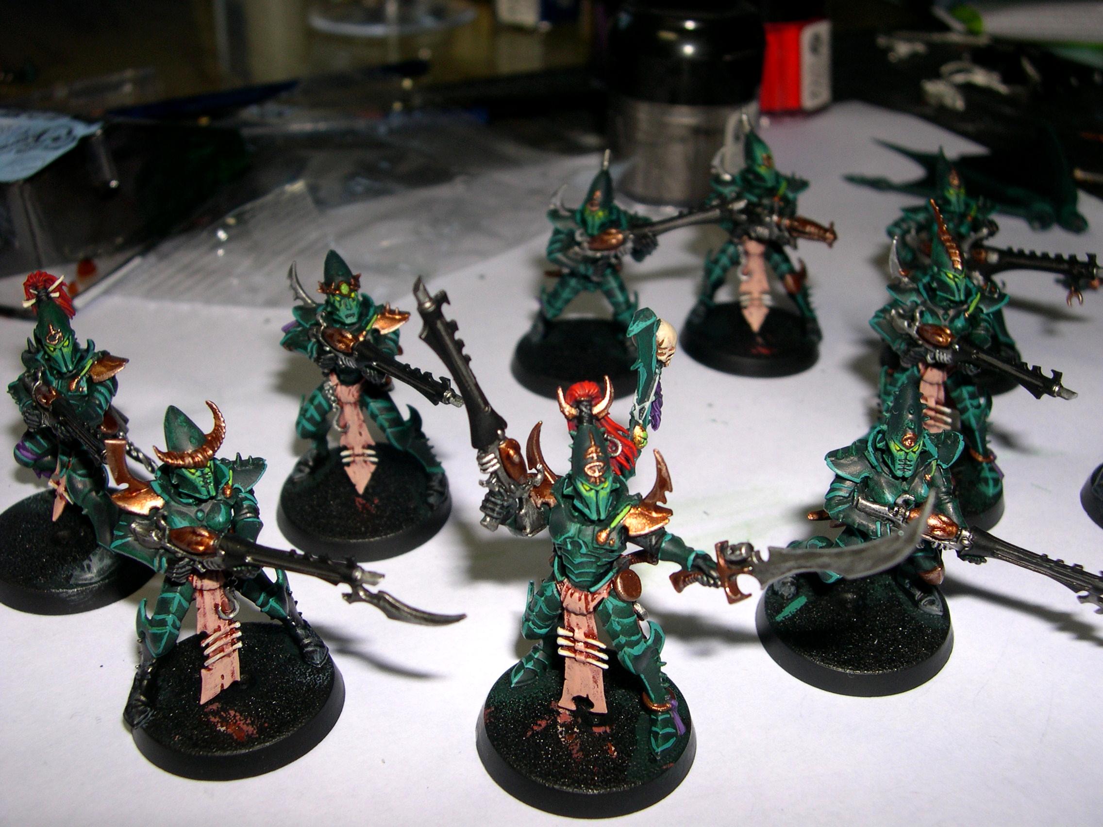 Dark Eldar, Troops, Warhammer 40,000, Warriors, Work In Progress