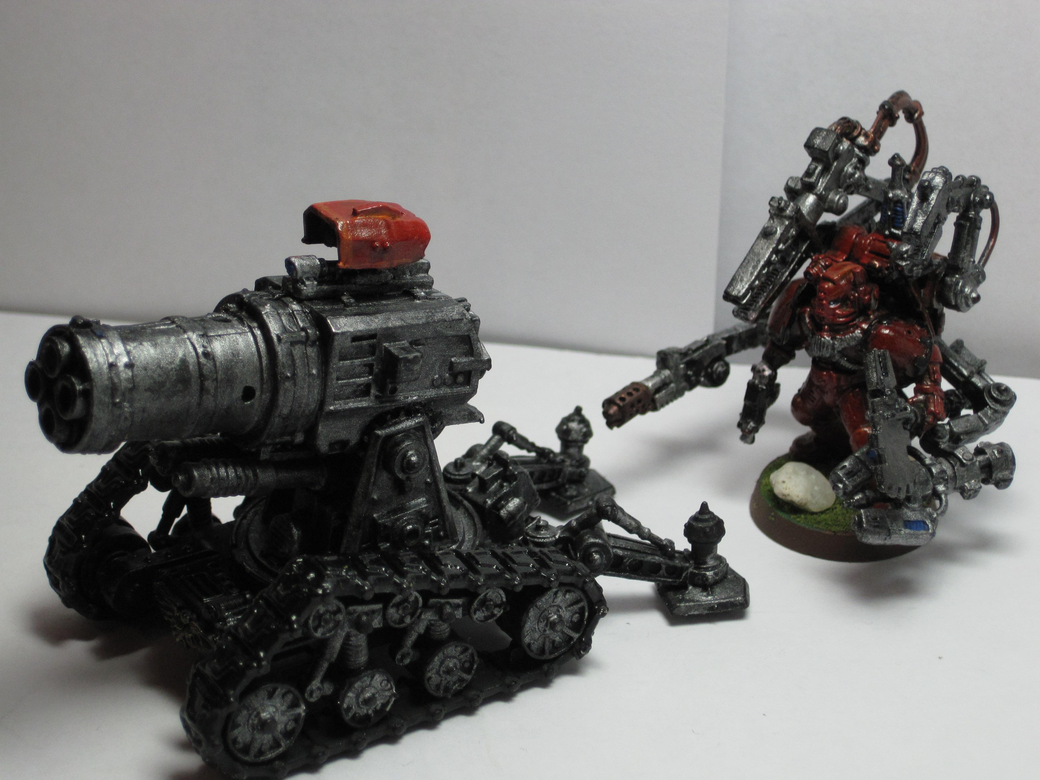Home Brew, Land Speeder, My Old Army, Self Made Chapter, Space Marines, Techmarine, Thunderfire Cannon, Warhammer 40,000