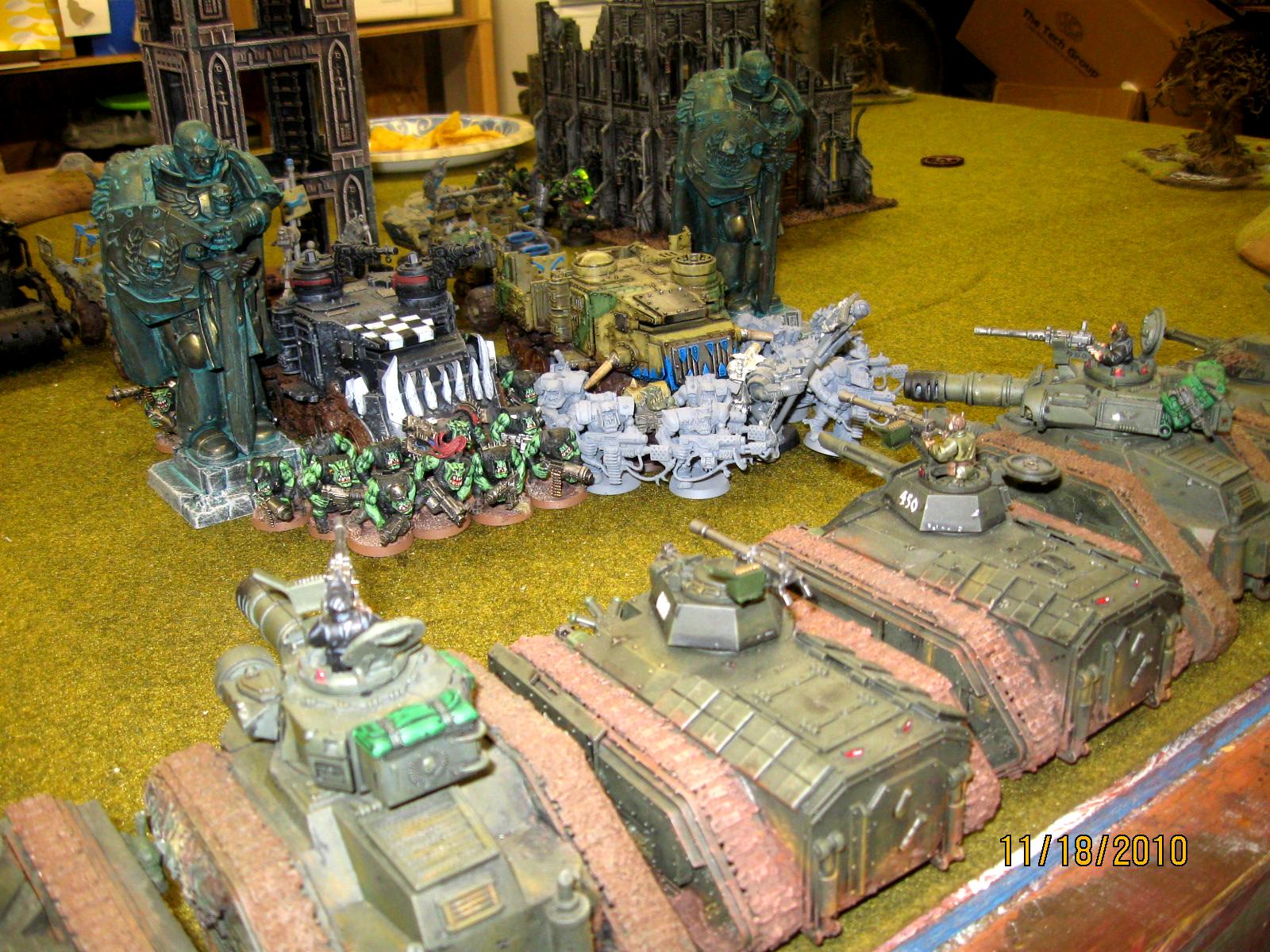 Armor, Battle, Imperial Guard, Orks