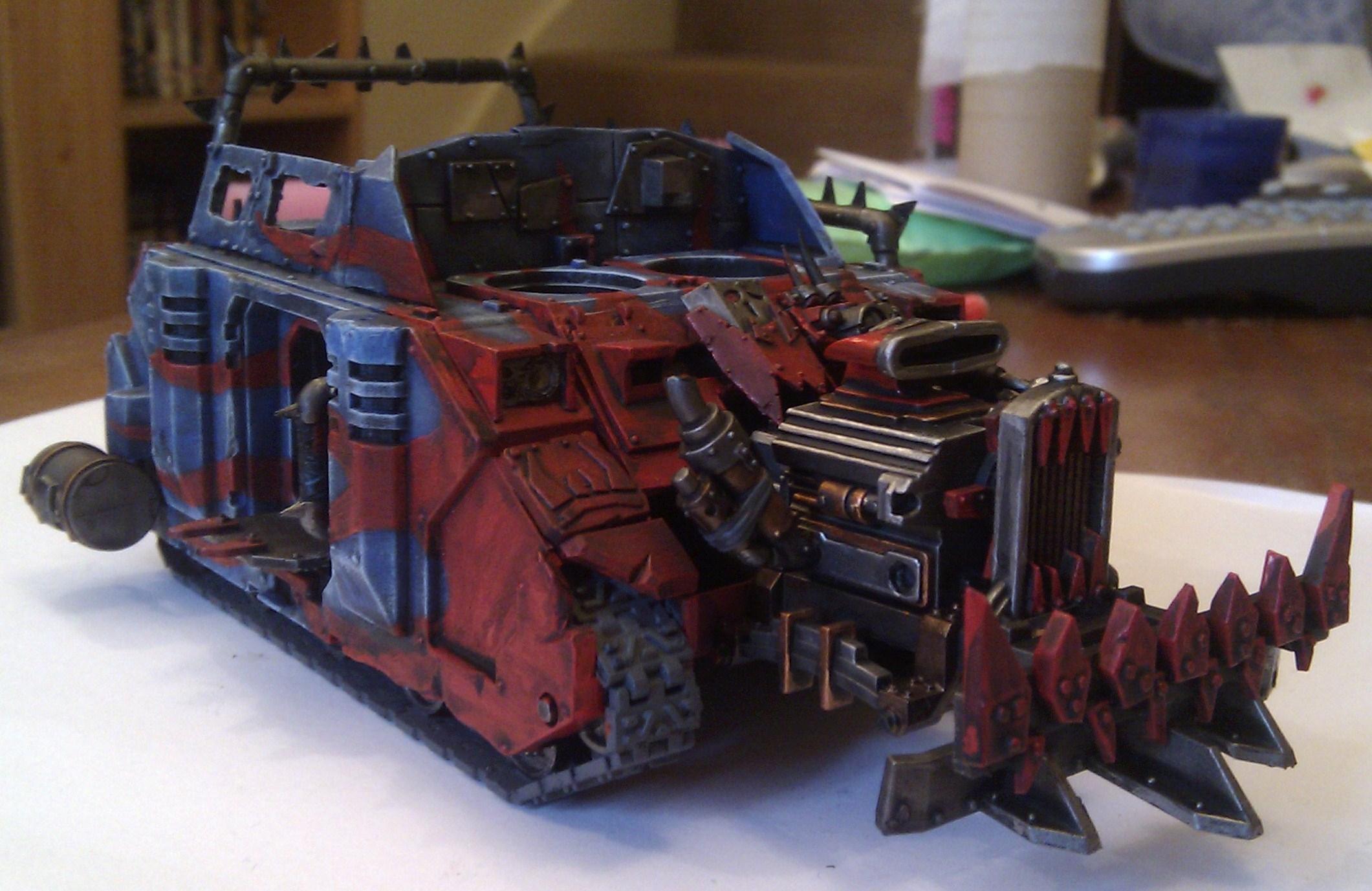 Conversion, Looted, Looted Wagon, Marine Abuse, Mekboy Junka, Orks, Rhino, Work In Progress