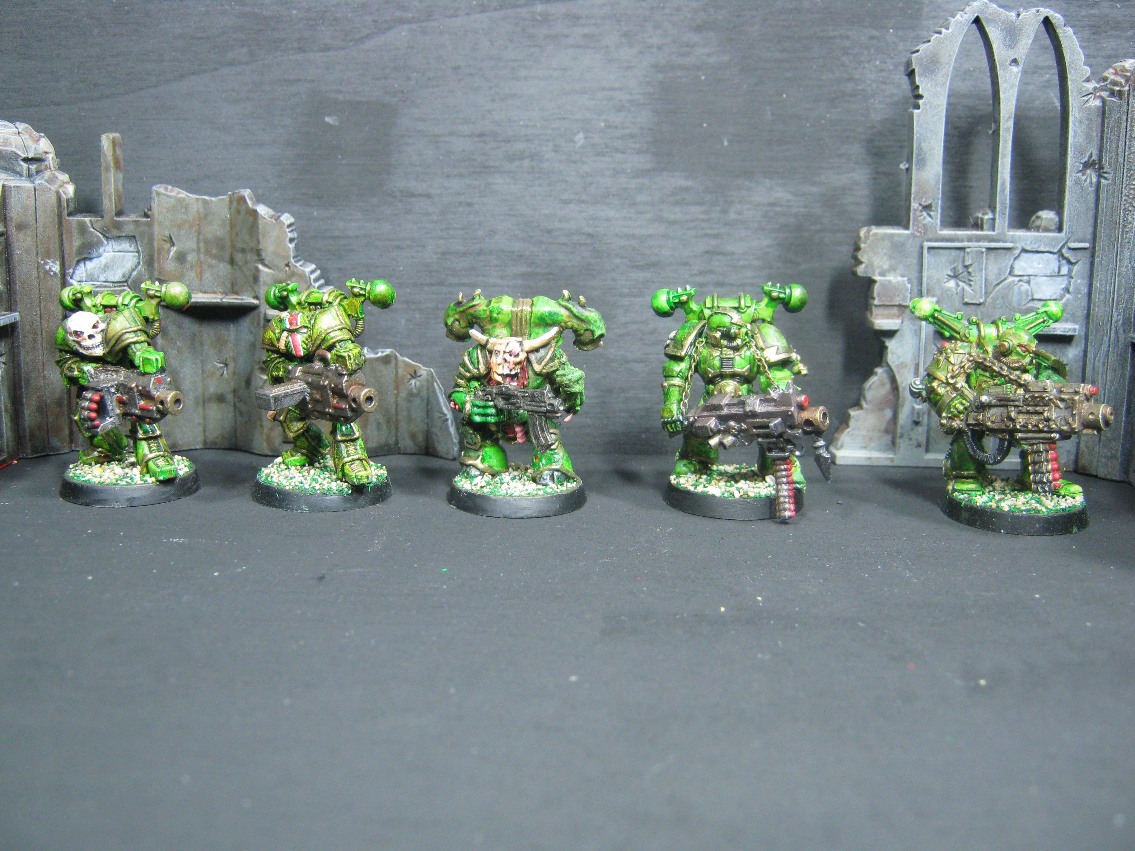 Chaos Space Marines, Death Guard, Havocs, Nurgle, Plague Marines