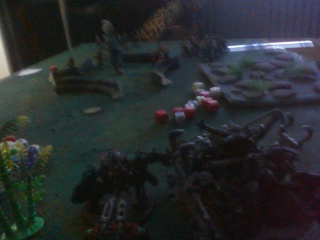 Orks don't even notice the dead bikers