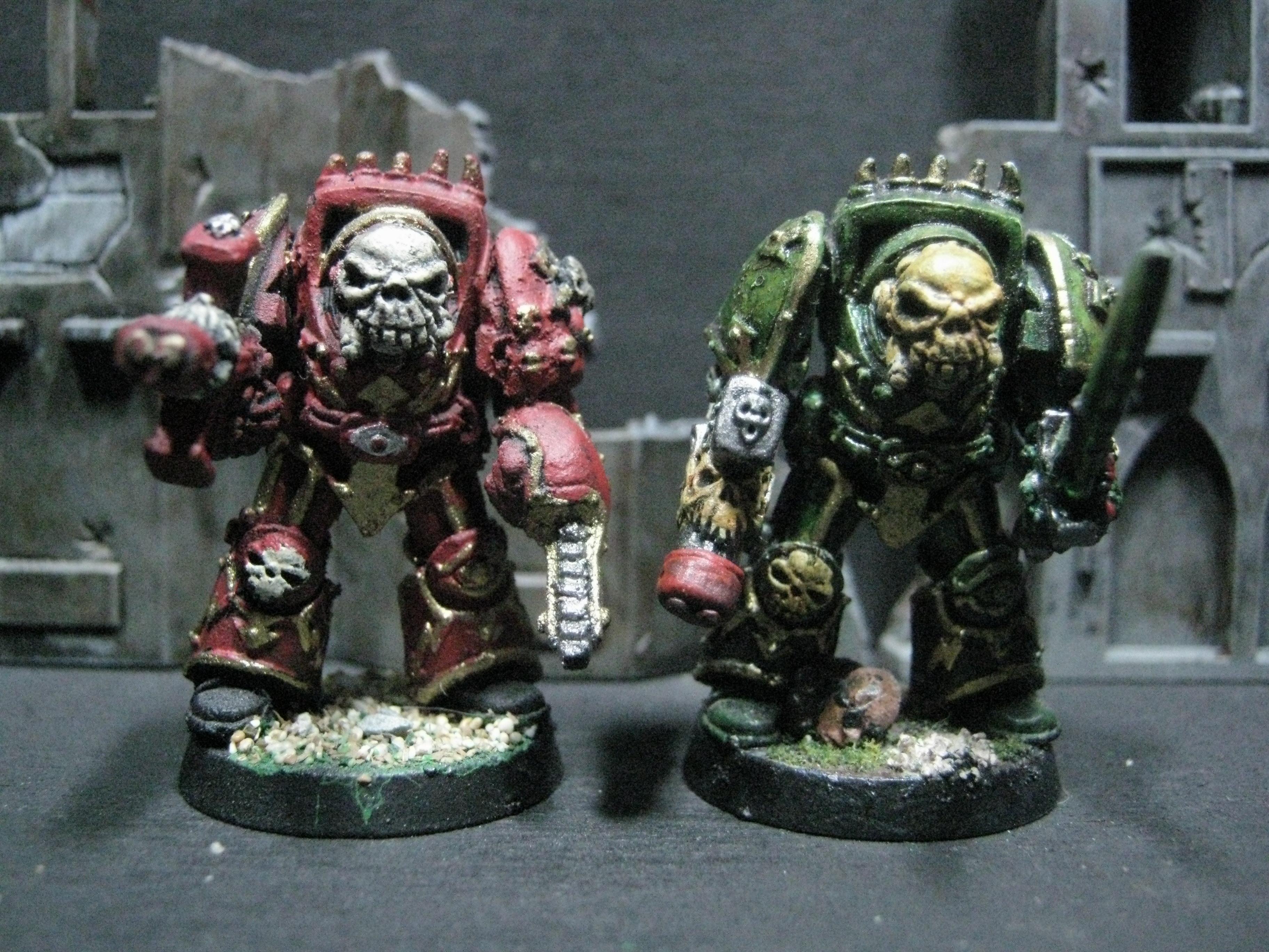 Chaos Space Marines, Chaos Terminators, Death Guard, World Eaters
