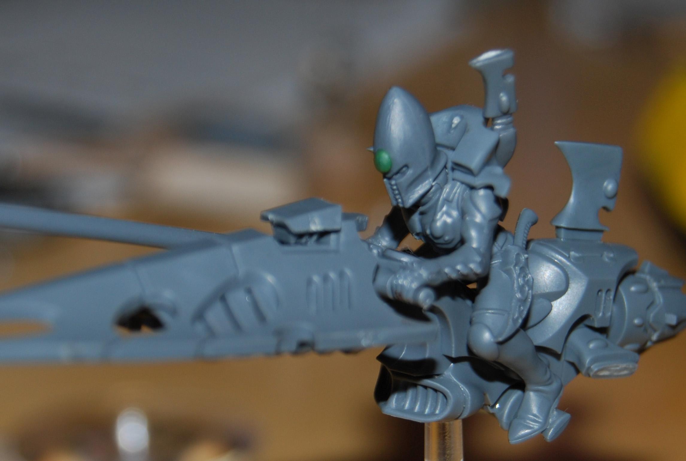 Aspect, Conversion, Dark, Eldar, Elves, Jetbike, Kitbash, Reaper, Reaver, Shining, Spear
