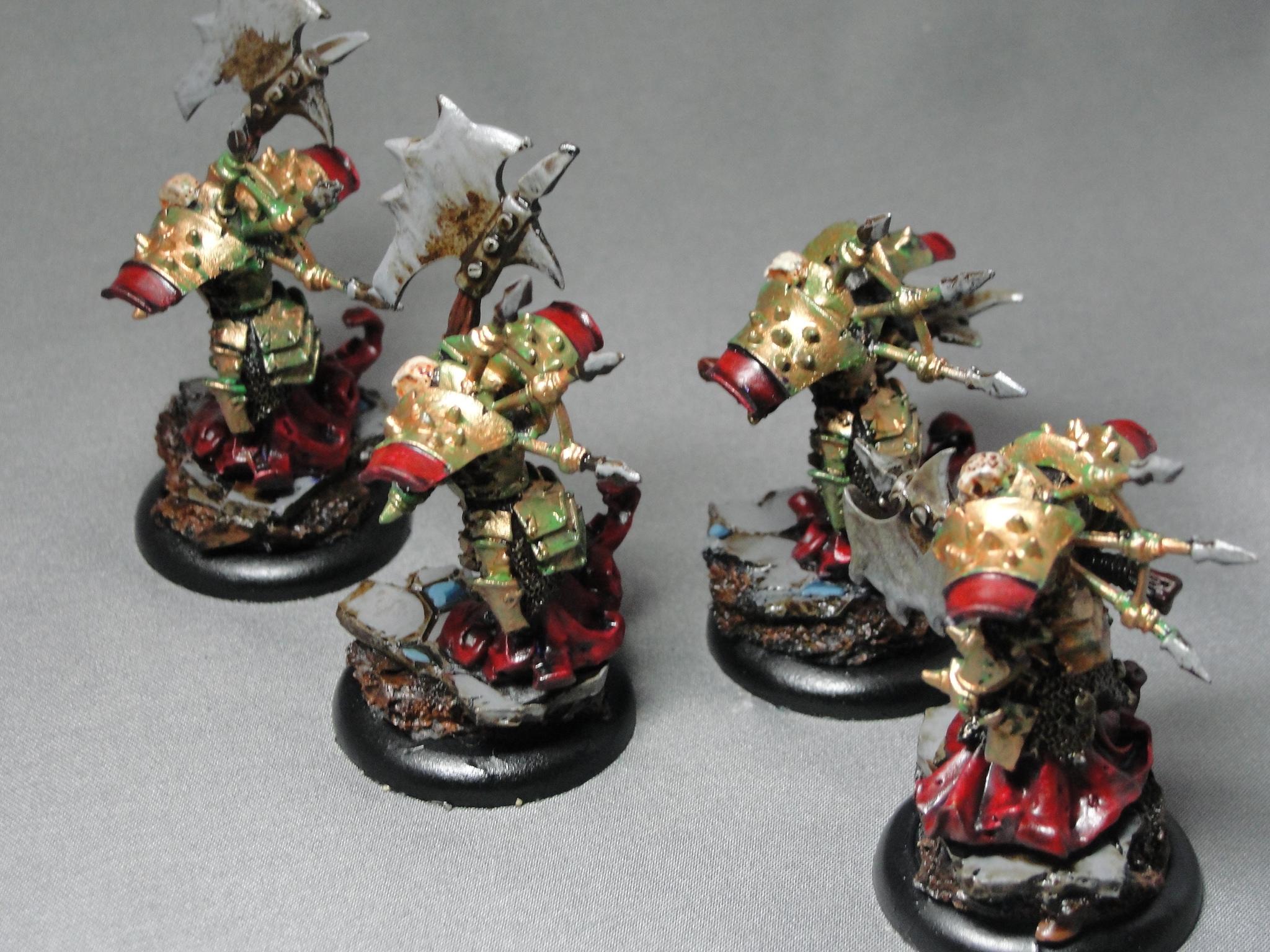 warmachine, Cryx, Bane Thralls, Unit Attachment, Standard Bearer, Officer