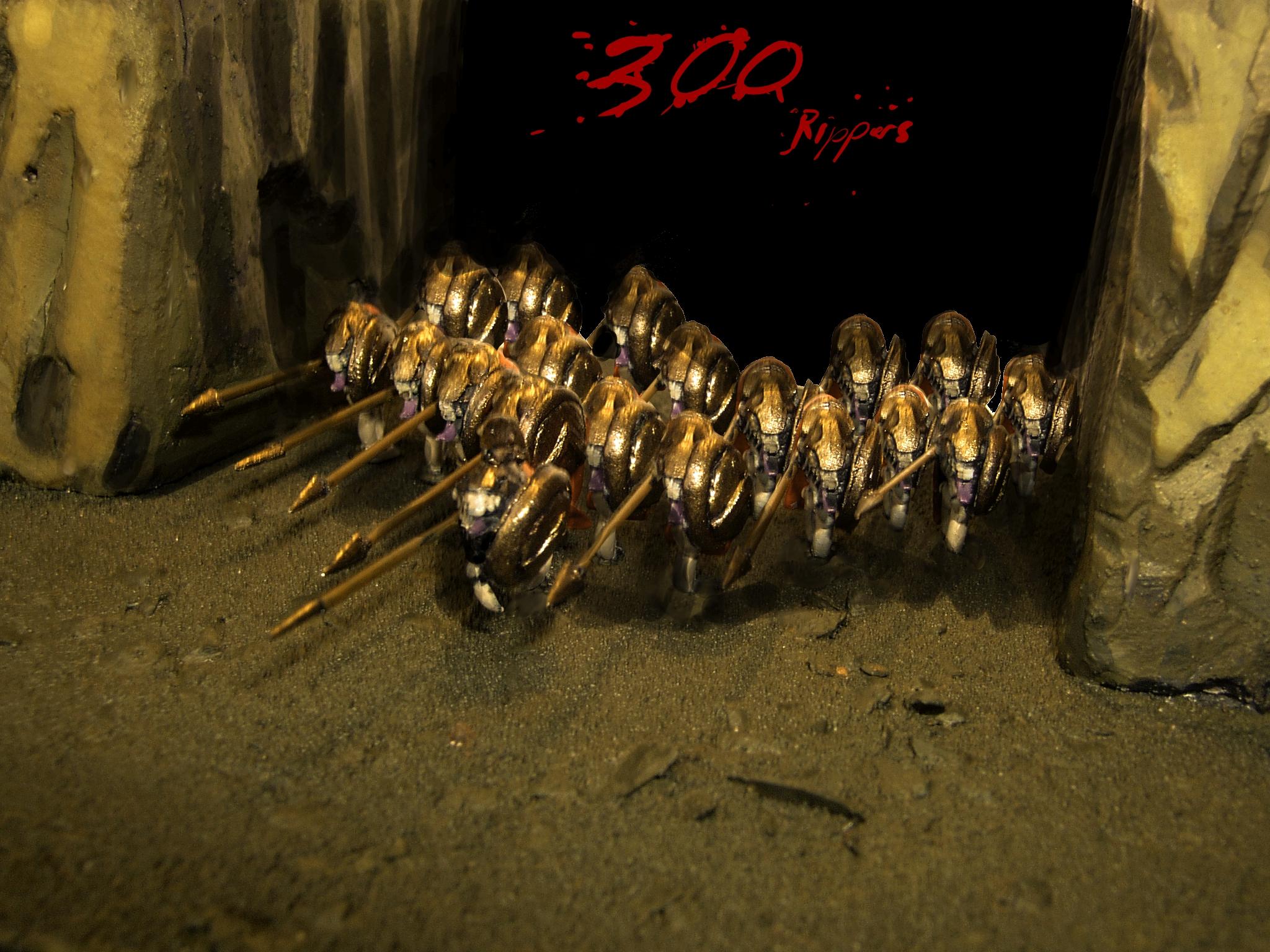 Ripper Swarm, This Is Sparta, This Is Sparta Tyranid Conversion