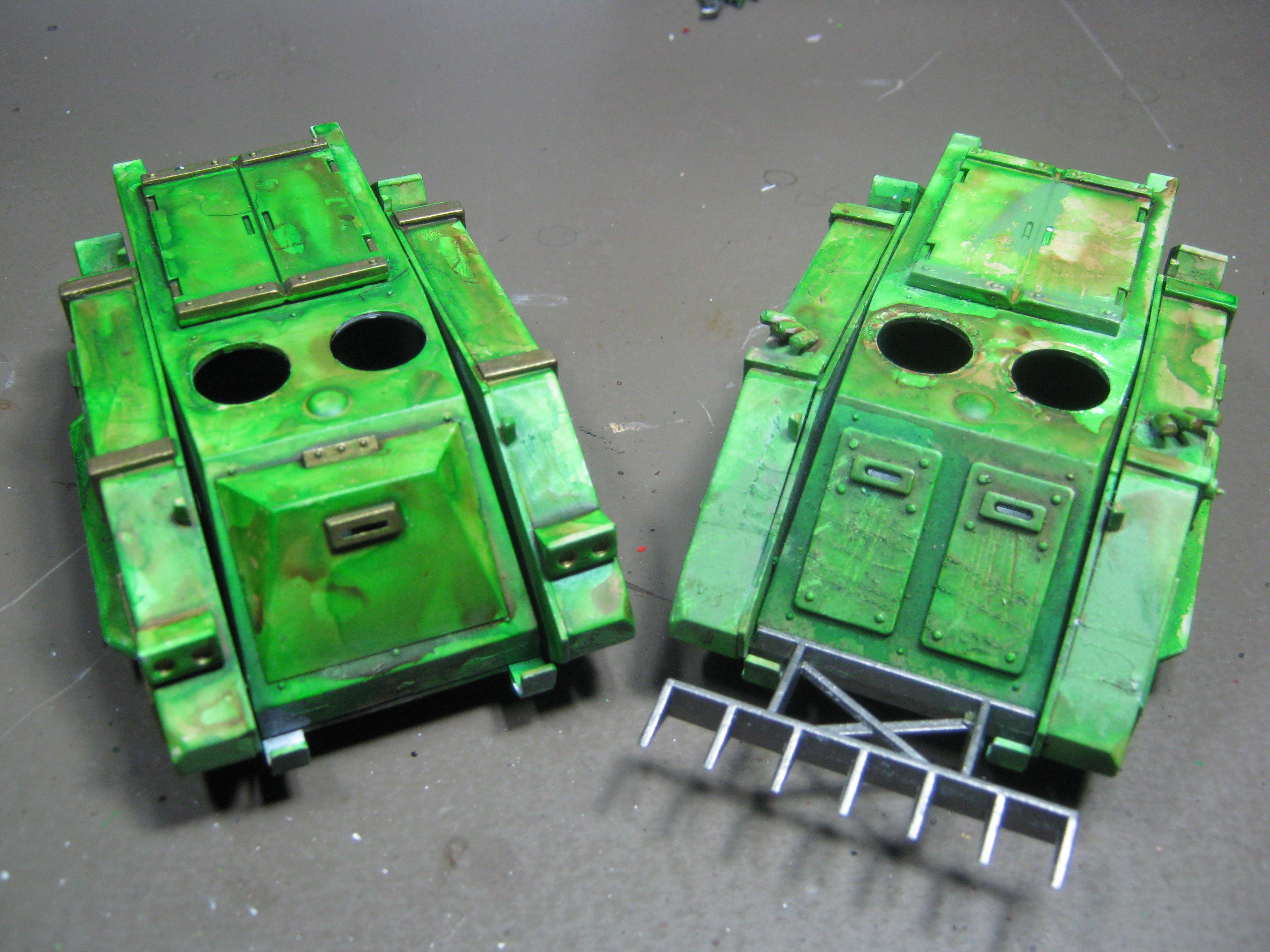 Chaos Rhino, Chaos Space Marines, Conversion, Death Guard, Plague Marines