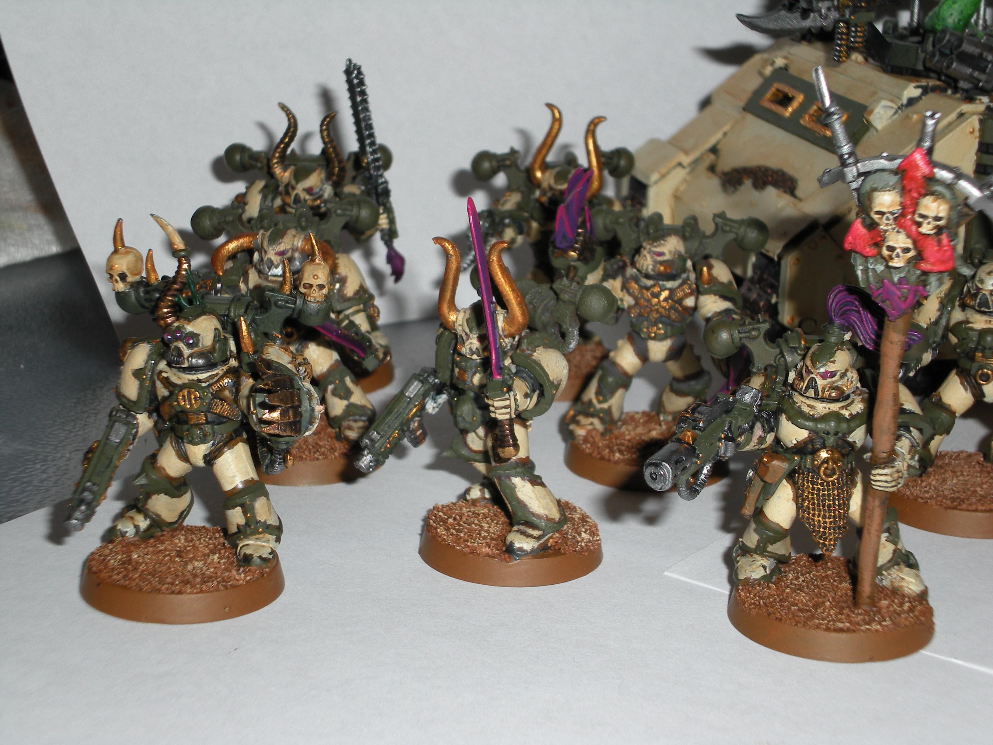 Chaos, Chaos Space Marines, Icon Of Nurgle, Nurgle