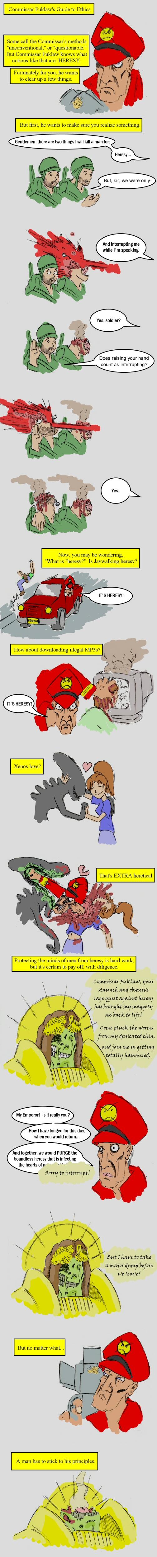 Commissar, Emperor, Humor