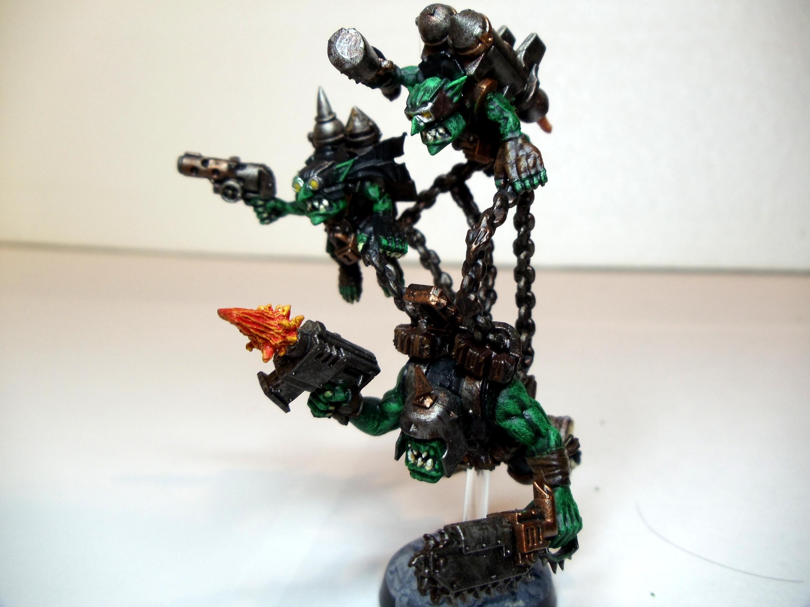 Conversion, Flying, Games Workshop, Gretchin, Orks, Painted, Stormboy, Stormboyz, Warhammer 40,000