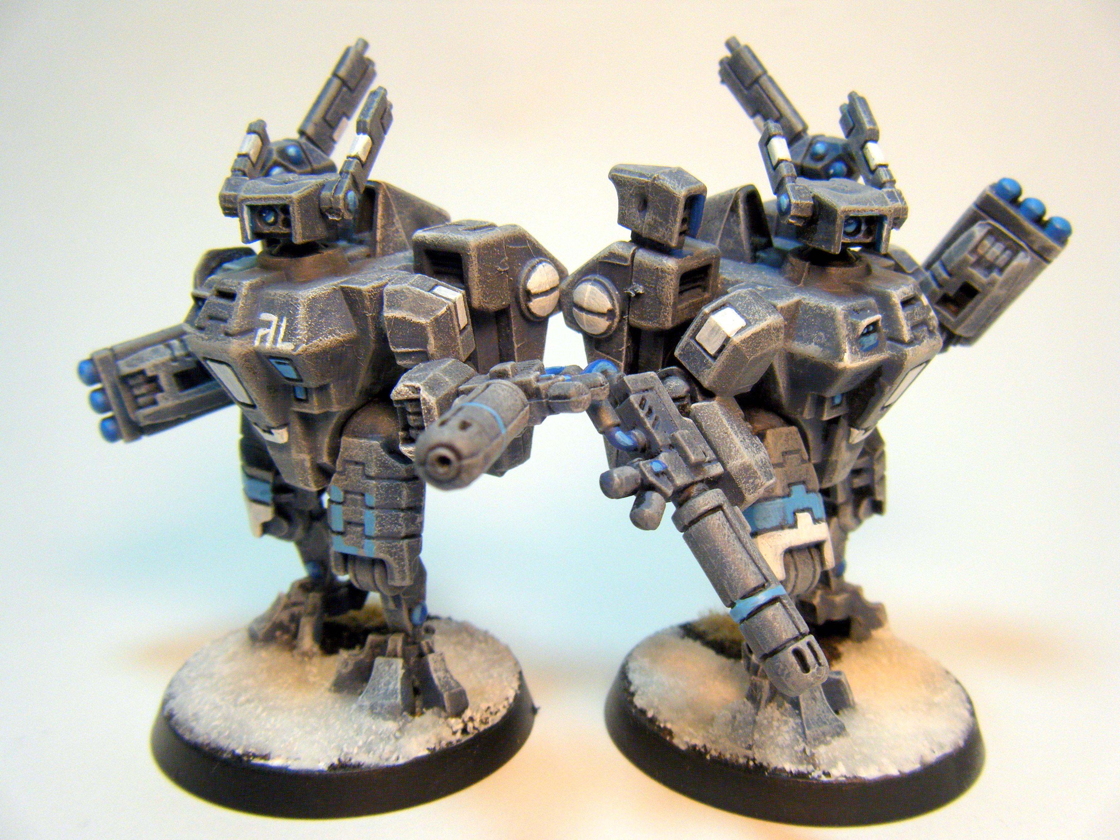 Crisis Battlesuit, Drones, Tau